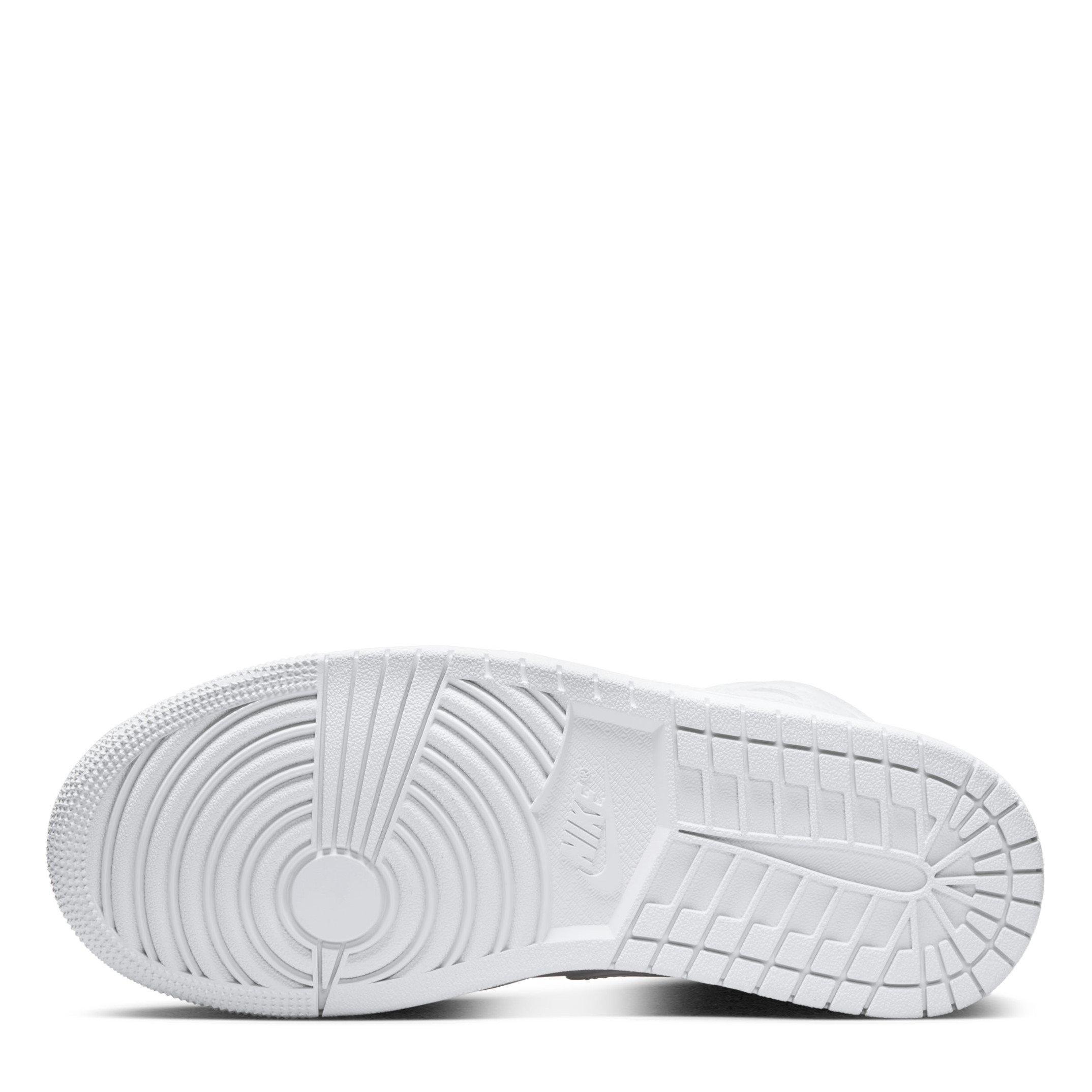 White/White - Nike - Air Jordan Mid Trainers - 3