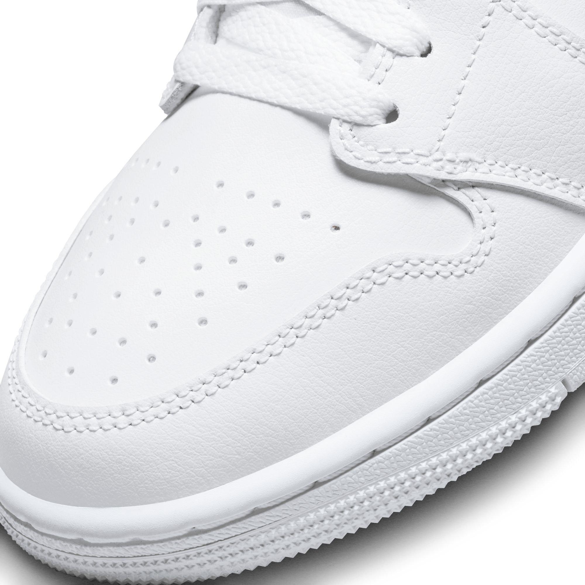 White/White - Nike - Air Jordan Mid Trainers - 8