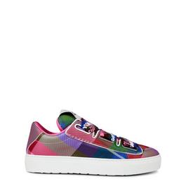 Vivienne Westwood Women'S Candy Tartan Leather Rocket Trainer
