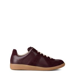 Maison Margiela Replica Suede And Leather Sneakers