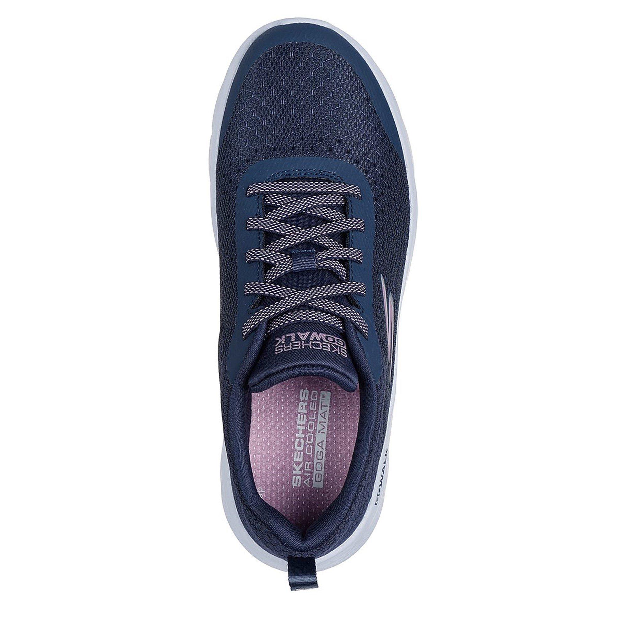 NAVY/LAVENDAR - Skechers - Go Walk Flex Womens Shoes - 5