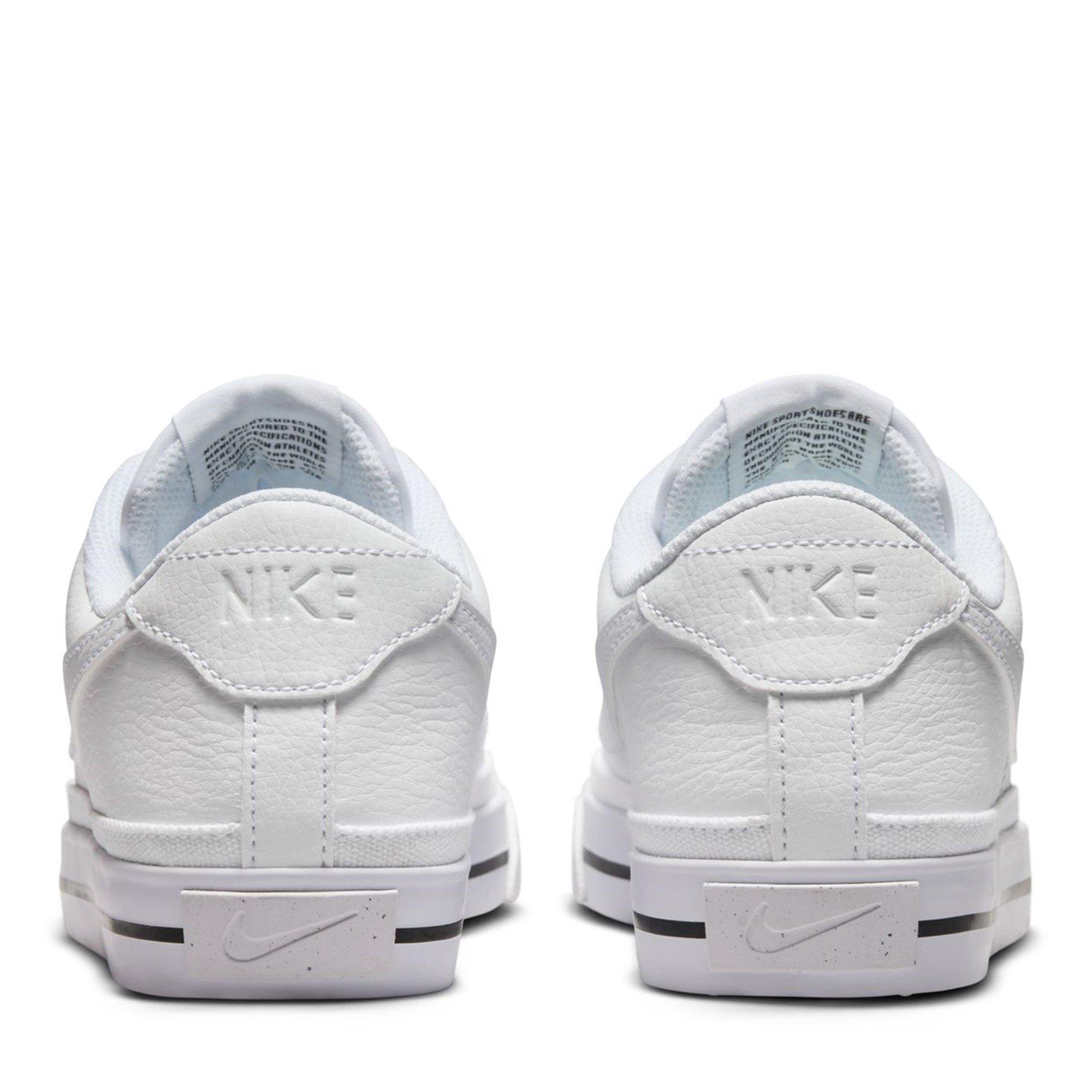 White - Nike - Court Legacy Next Nature Womens Shoes - 4