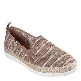 Skechers Skechers Engineered Knit Twin Gore Slip On Trainers Womens