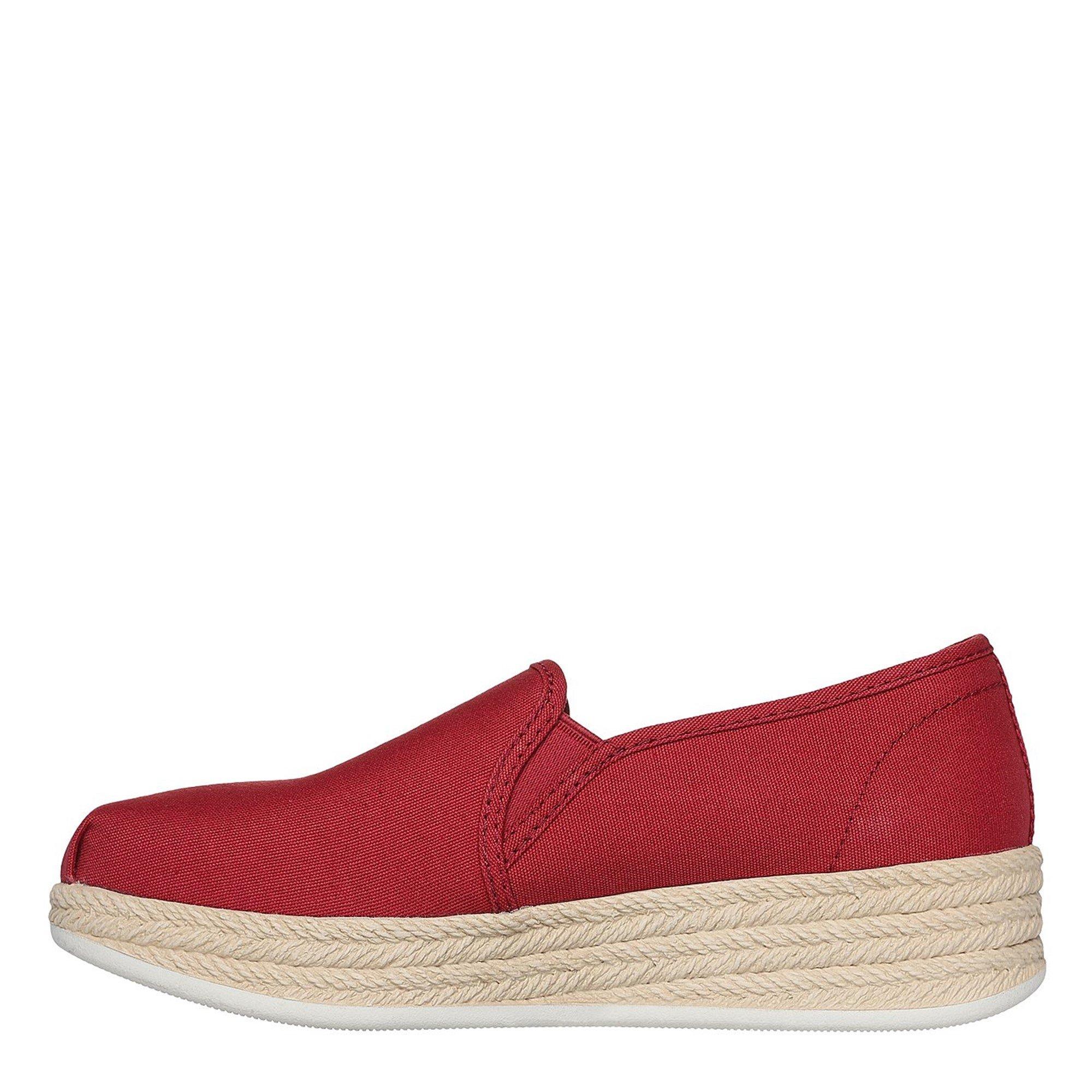 Skechers womens canvas slip on shoes hotsell