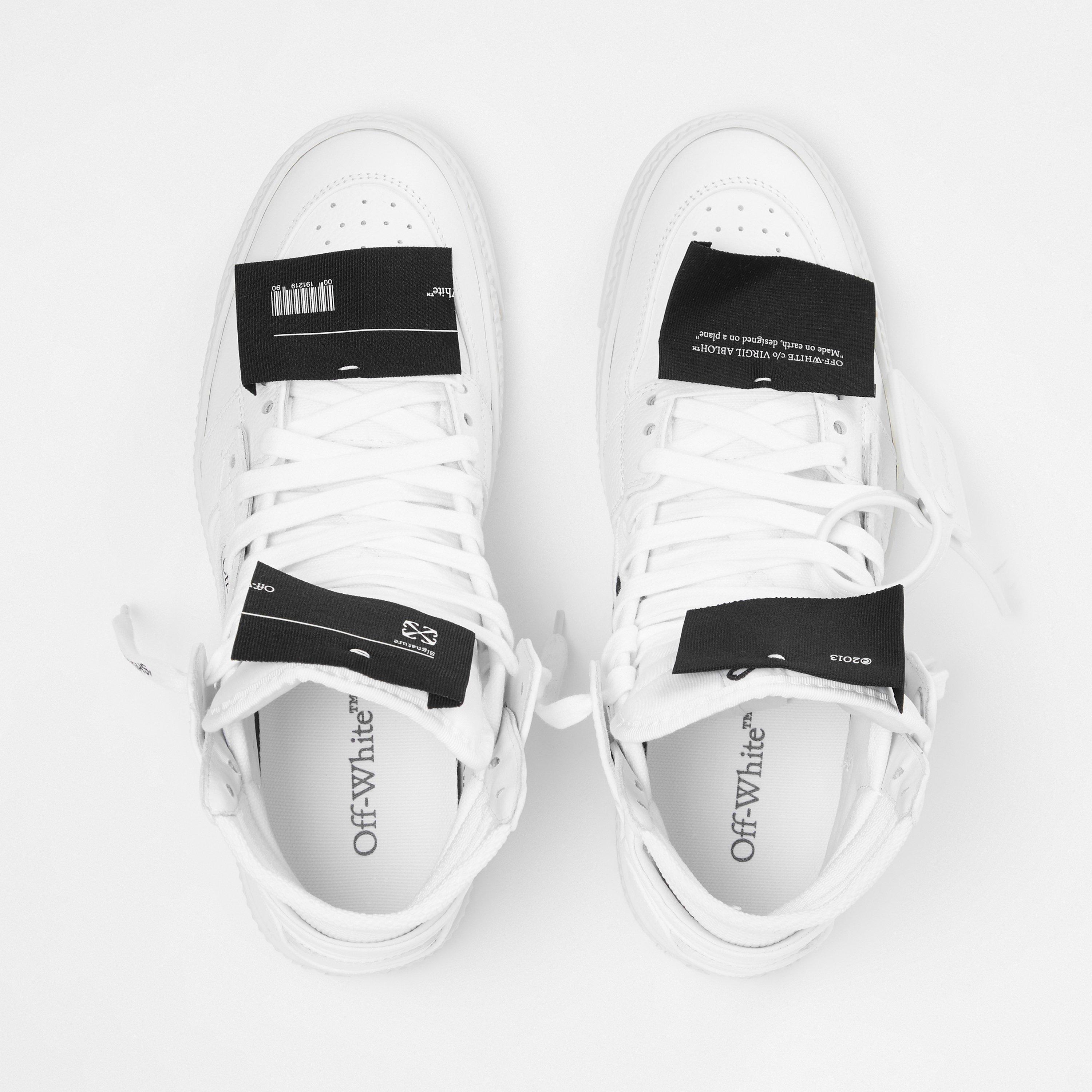 Hvid/Sort - Off White - Women's Off-Court Sneakers, Vintage Basketball-Inspired Style - 5