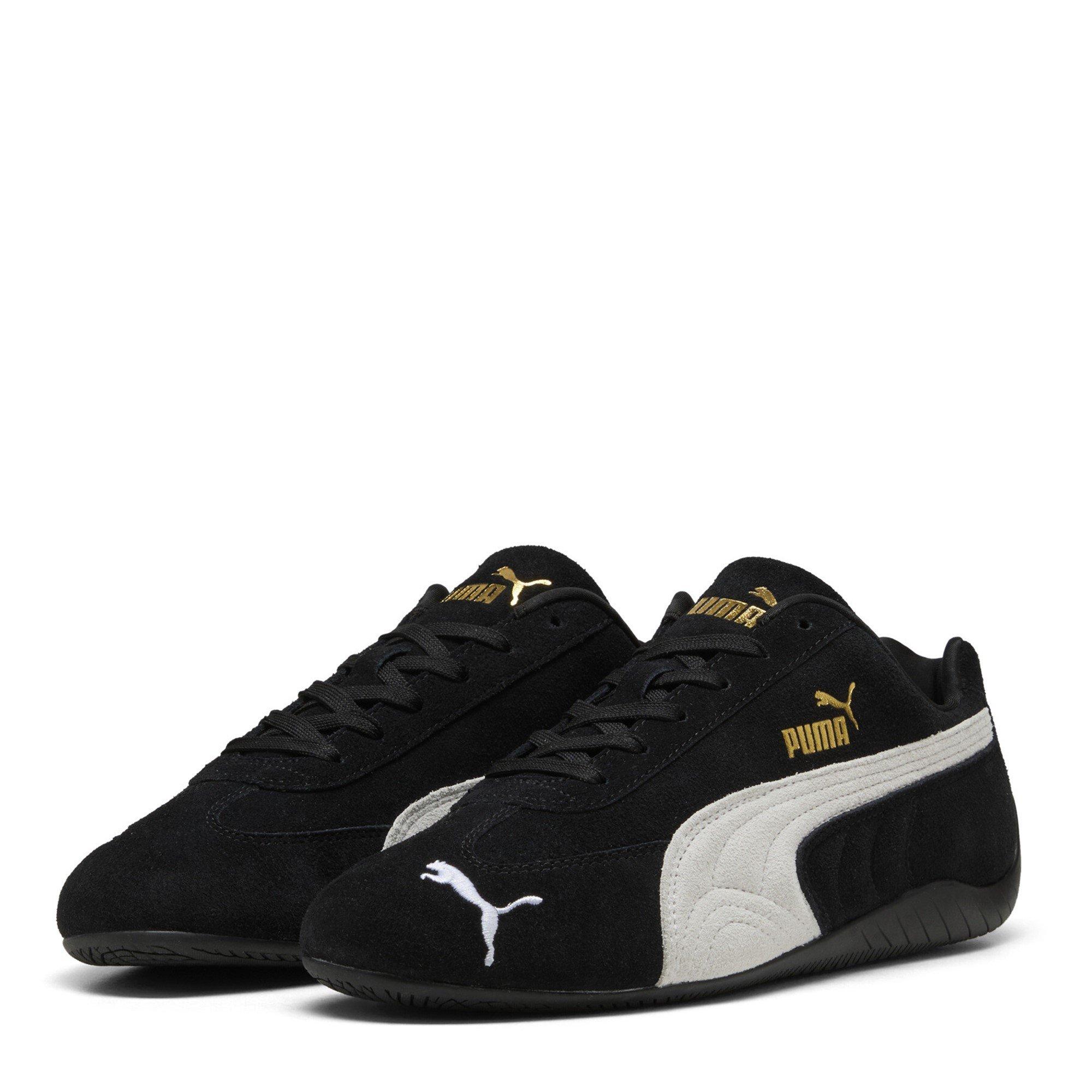 Puma Womens Speedcat OG Sneaker - Black/White - Size 7 (40)