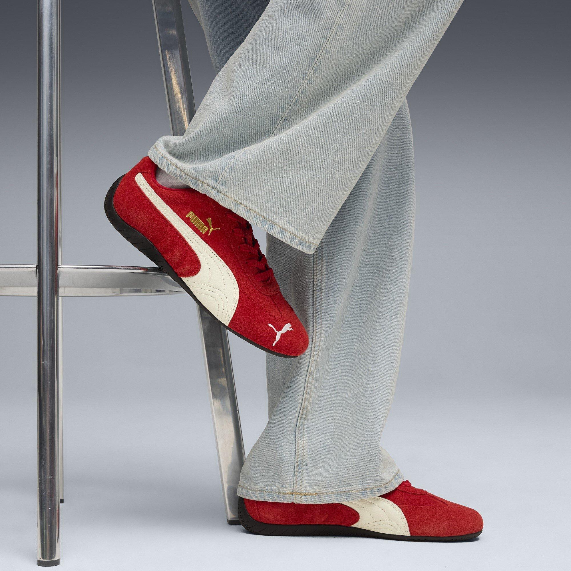Red/White - Puma - Womens Speedcat OG Sneaker - 3