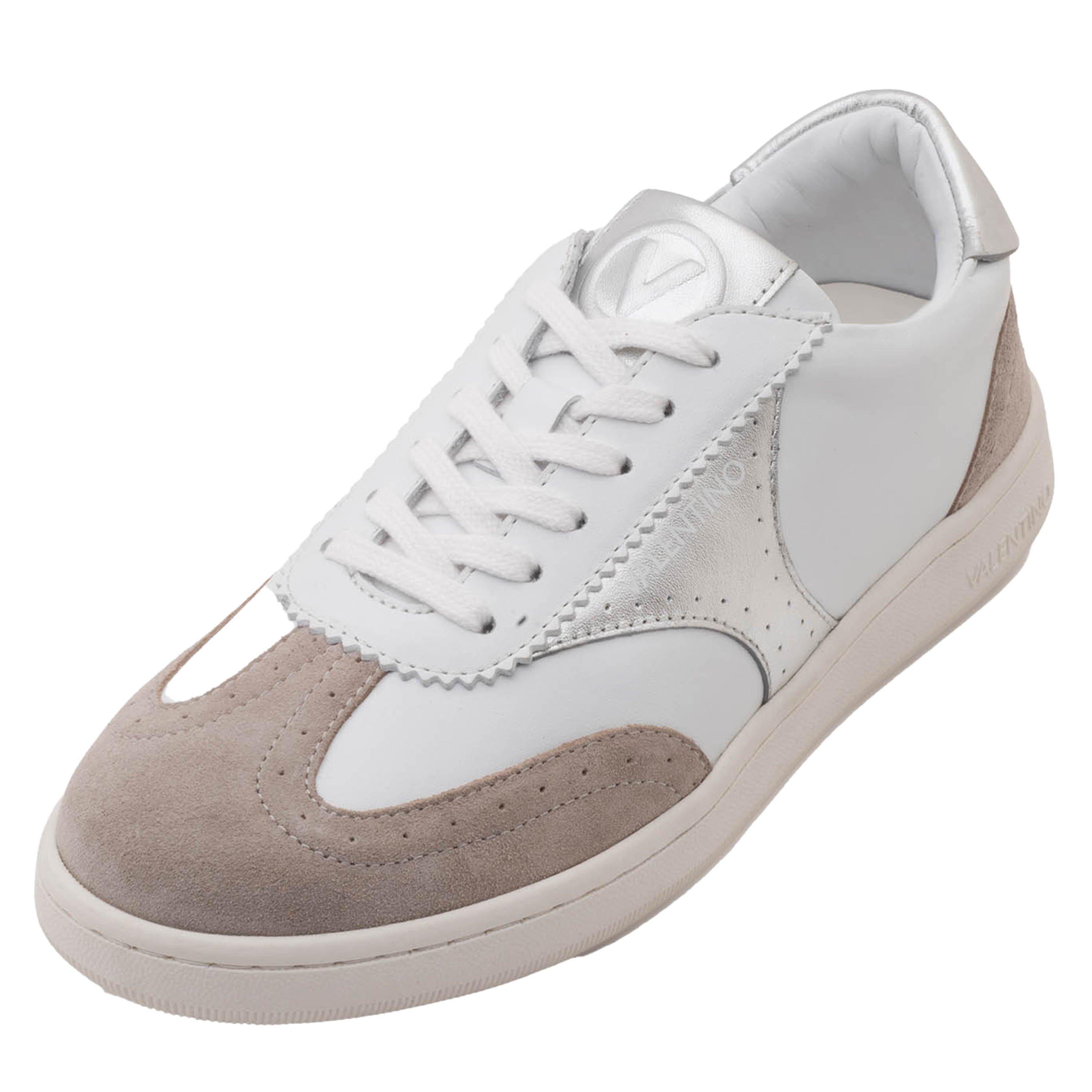 White/Silver - Valentino - Women's Margot Low-Top Trainers - 2
