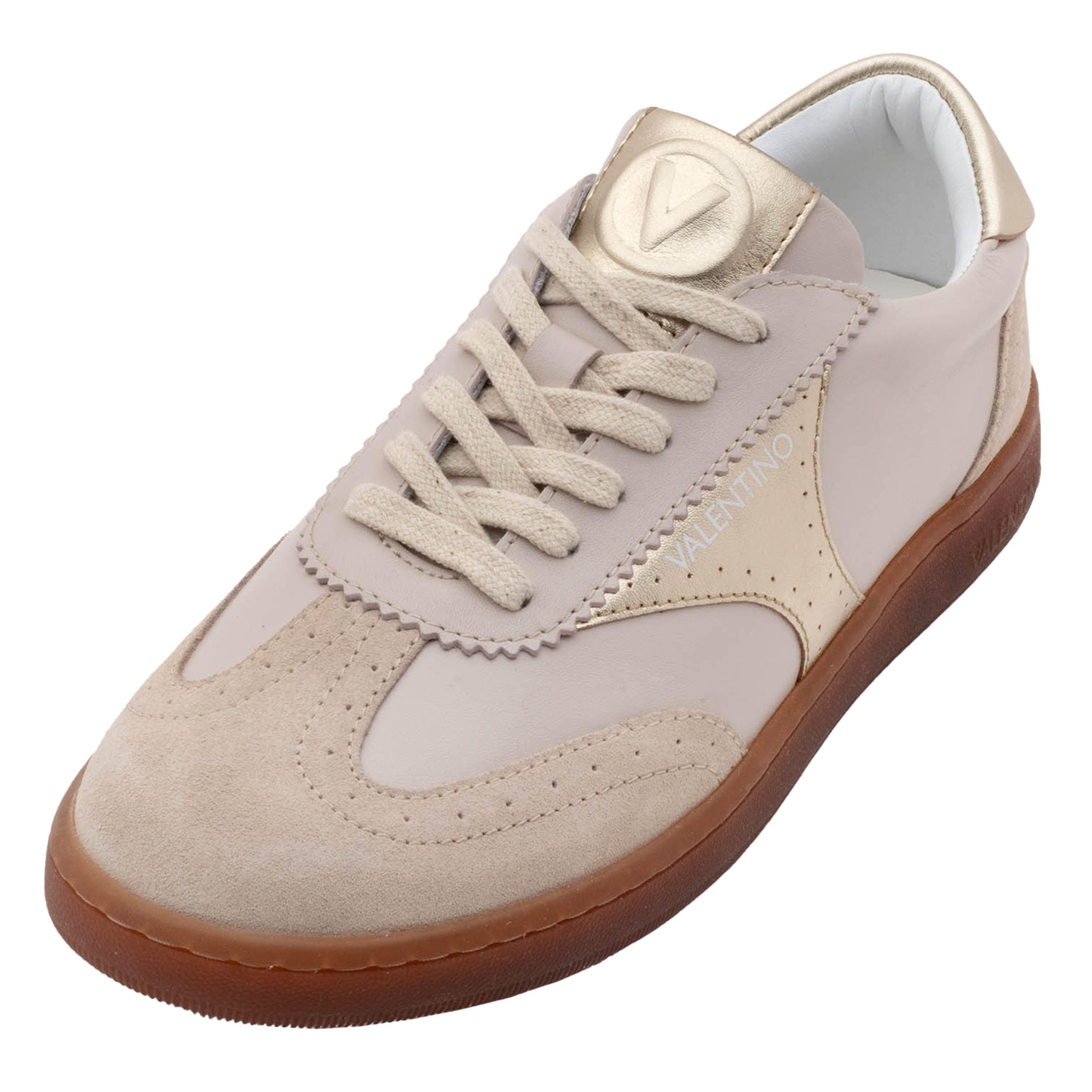 Beige/Gold - Valentino - Women's Margot Low-Top Trainers - 2