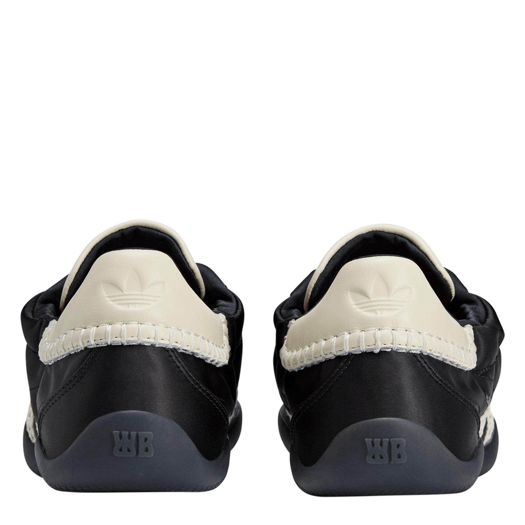 Black Satin - adidas Originals - Women's Karintha Satin Low-Top Trainers - 4