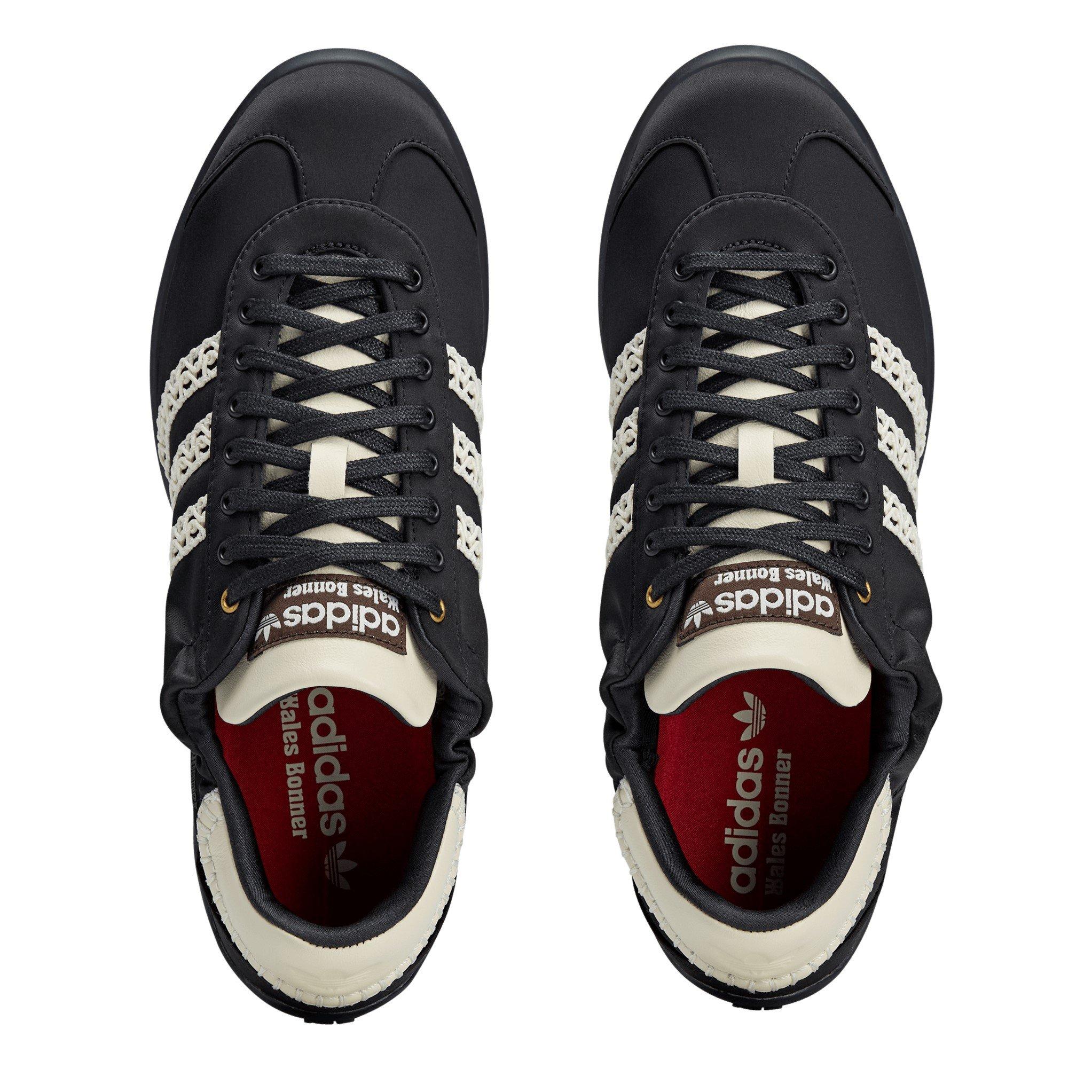 Black Satin - adidas Originals - Women's Karintha Satin Low-Top Trainers - 5