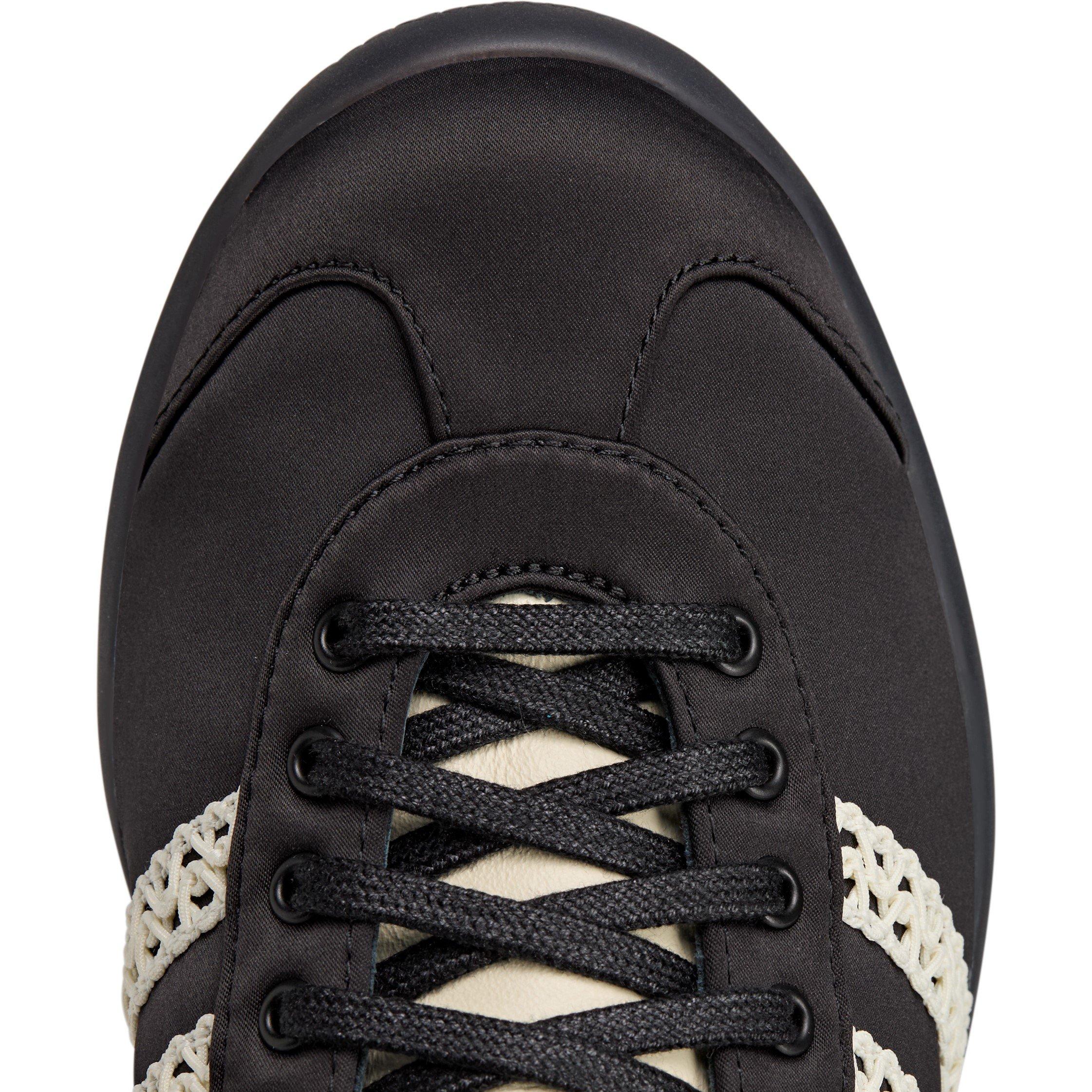 Black Satin - adidas Originals - Women's Karintha Satin Low-Top Trainers - 8