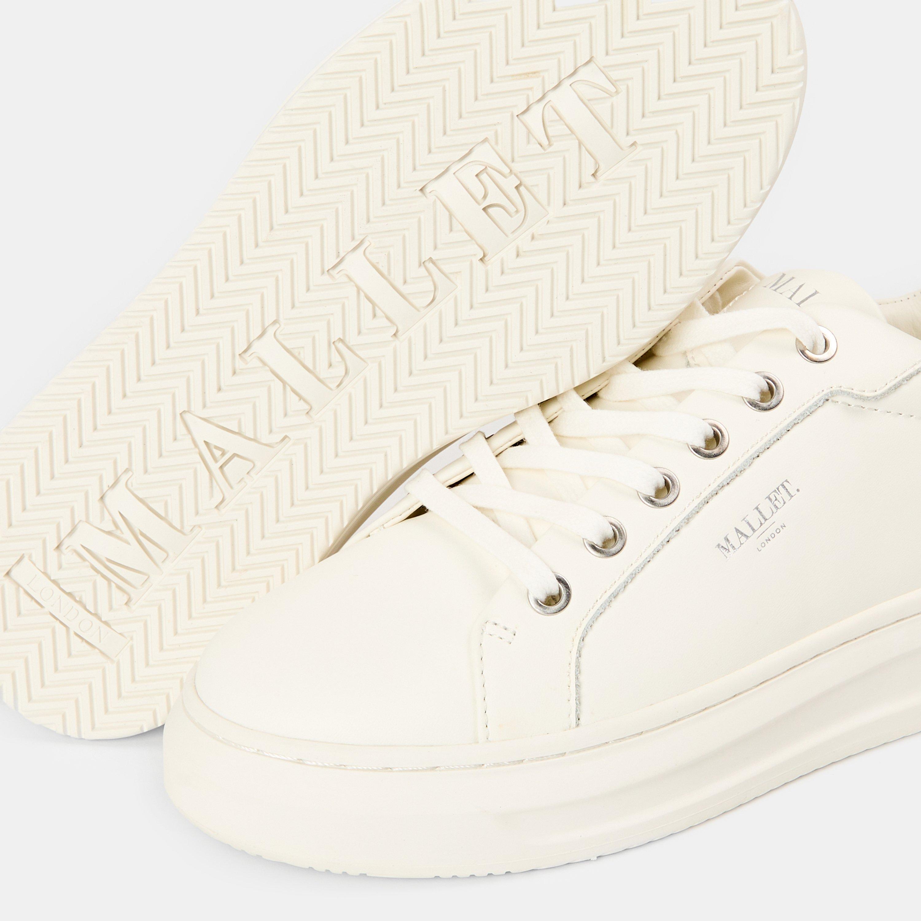 White - Mallet - Women's GRFTR Lite Low-Top Trainers - 3