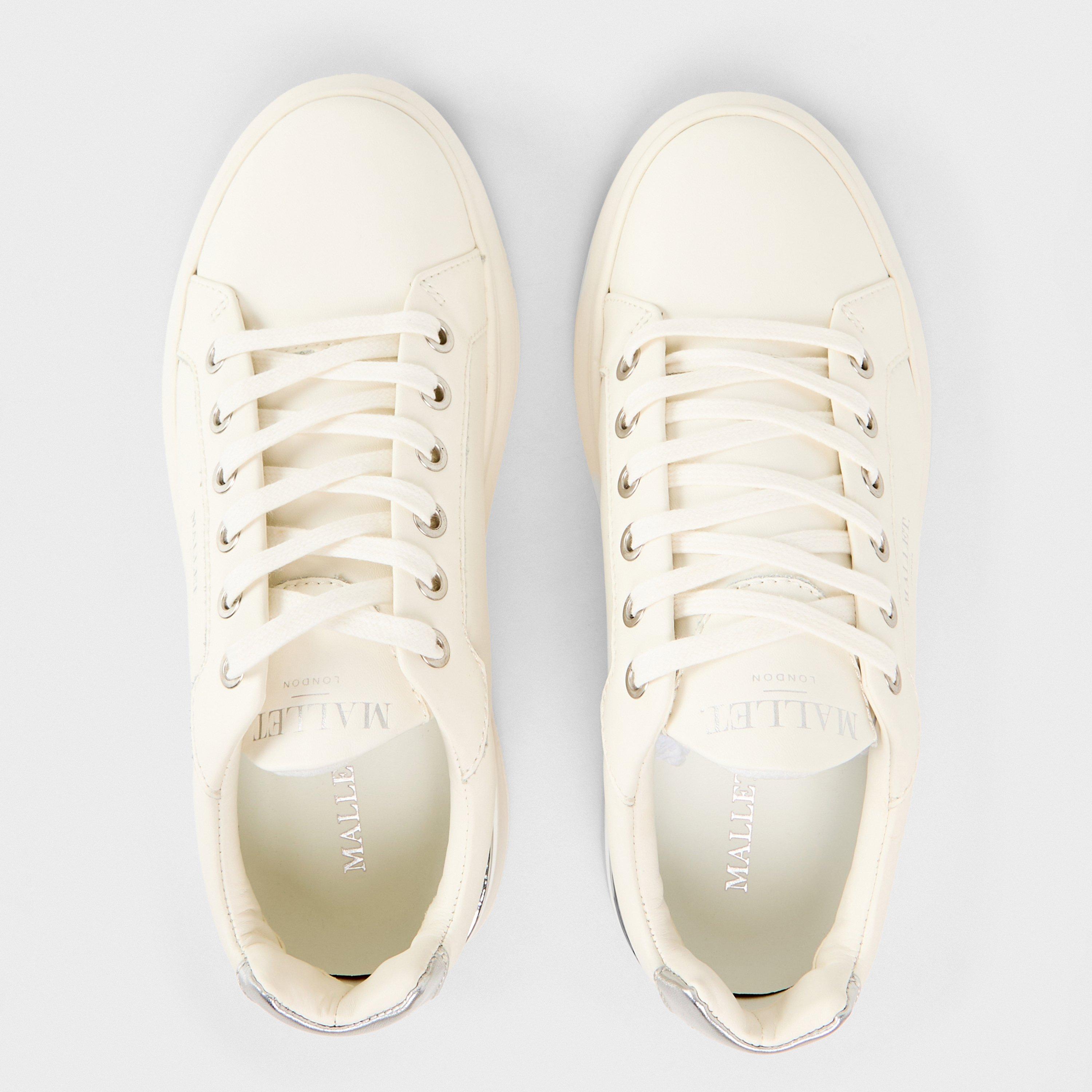 White - Mallet - Women's GRFTR Lite Low-Top Trainers - 4