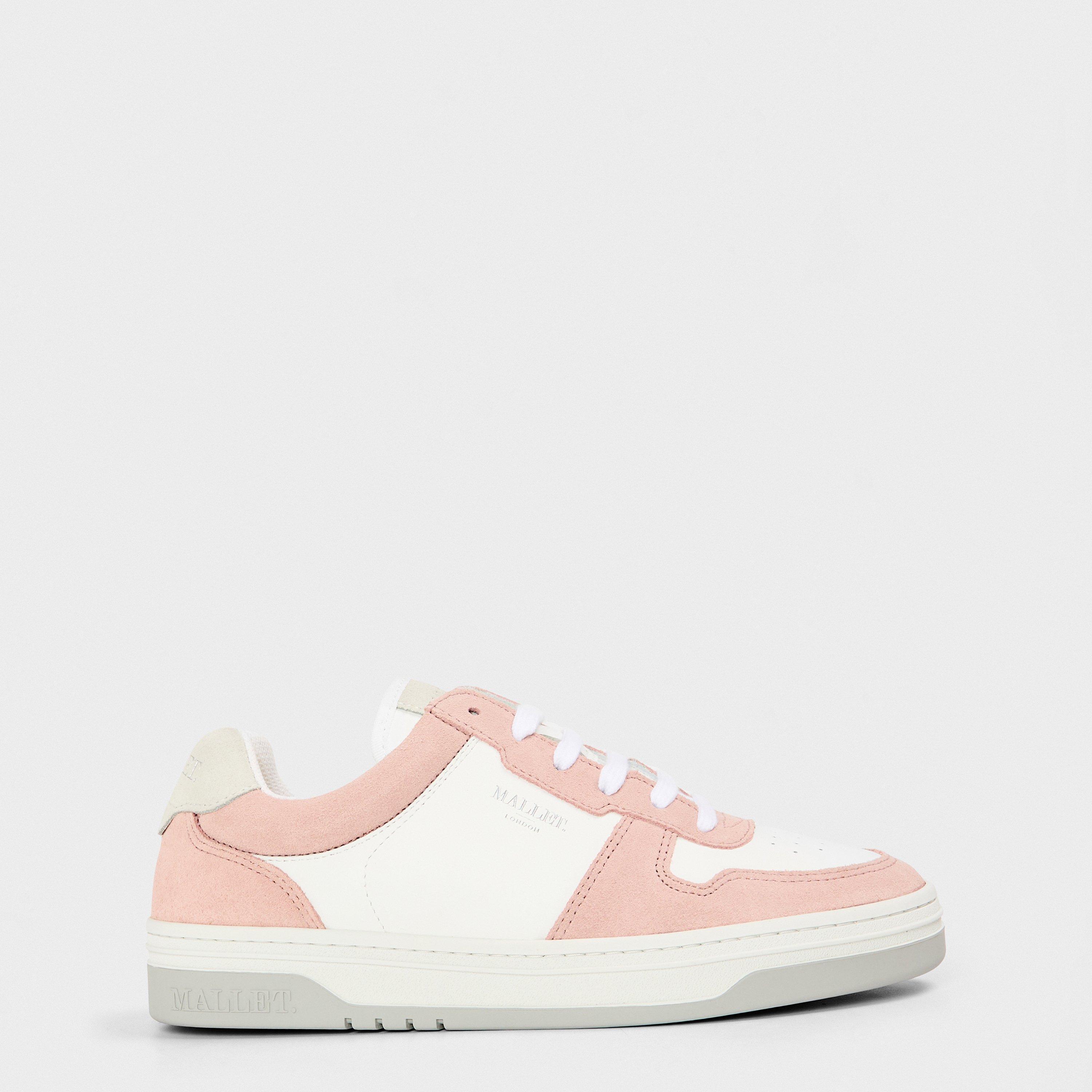 White/Light Pnk - Mallet - Women's Bentham Court Low-Top Trainers - 1