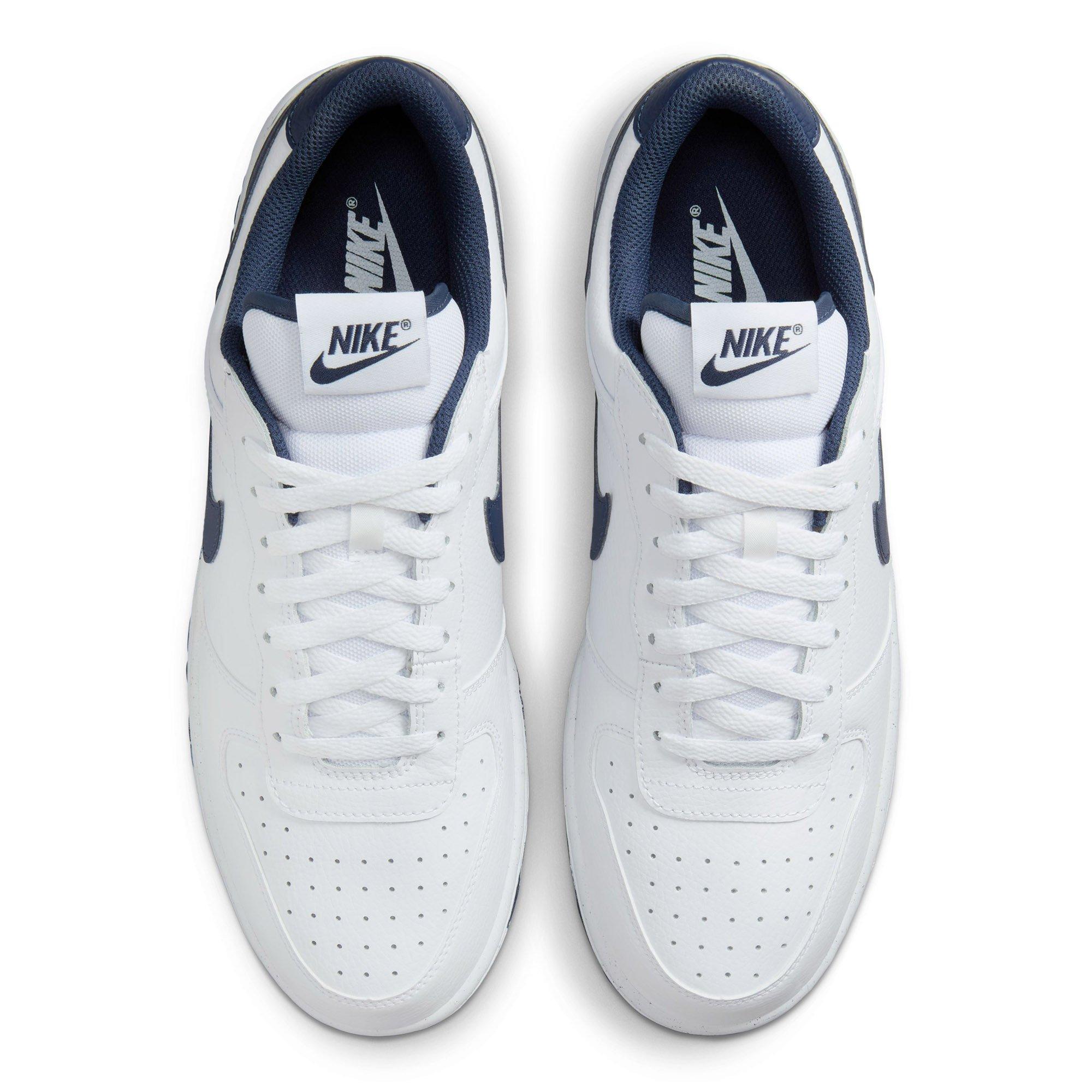 White/Md.Navy - Nike - Big Low Mens Shoes - 4
