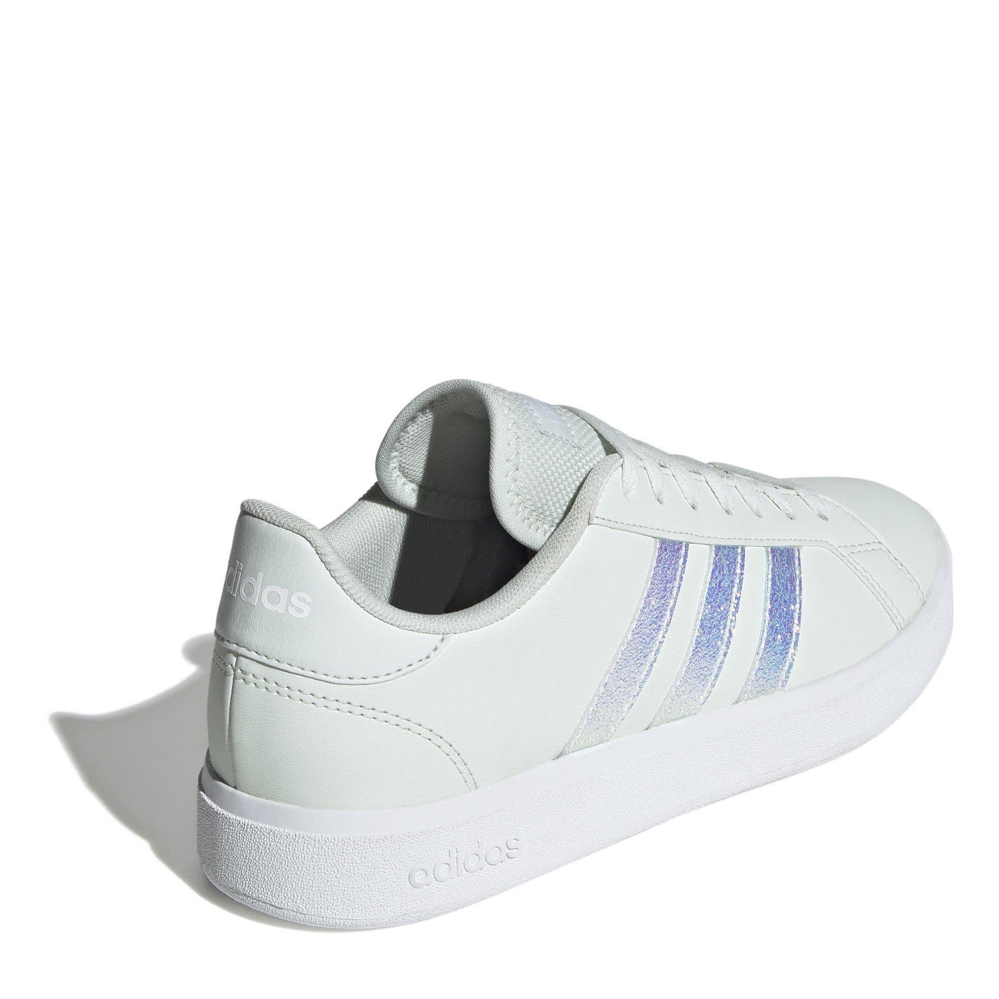 Crys Jade/White - adidas - Grand Court Base 2.0 Womens Shoes - 4
