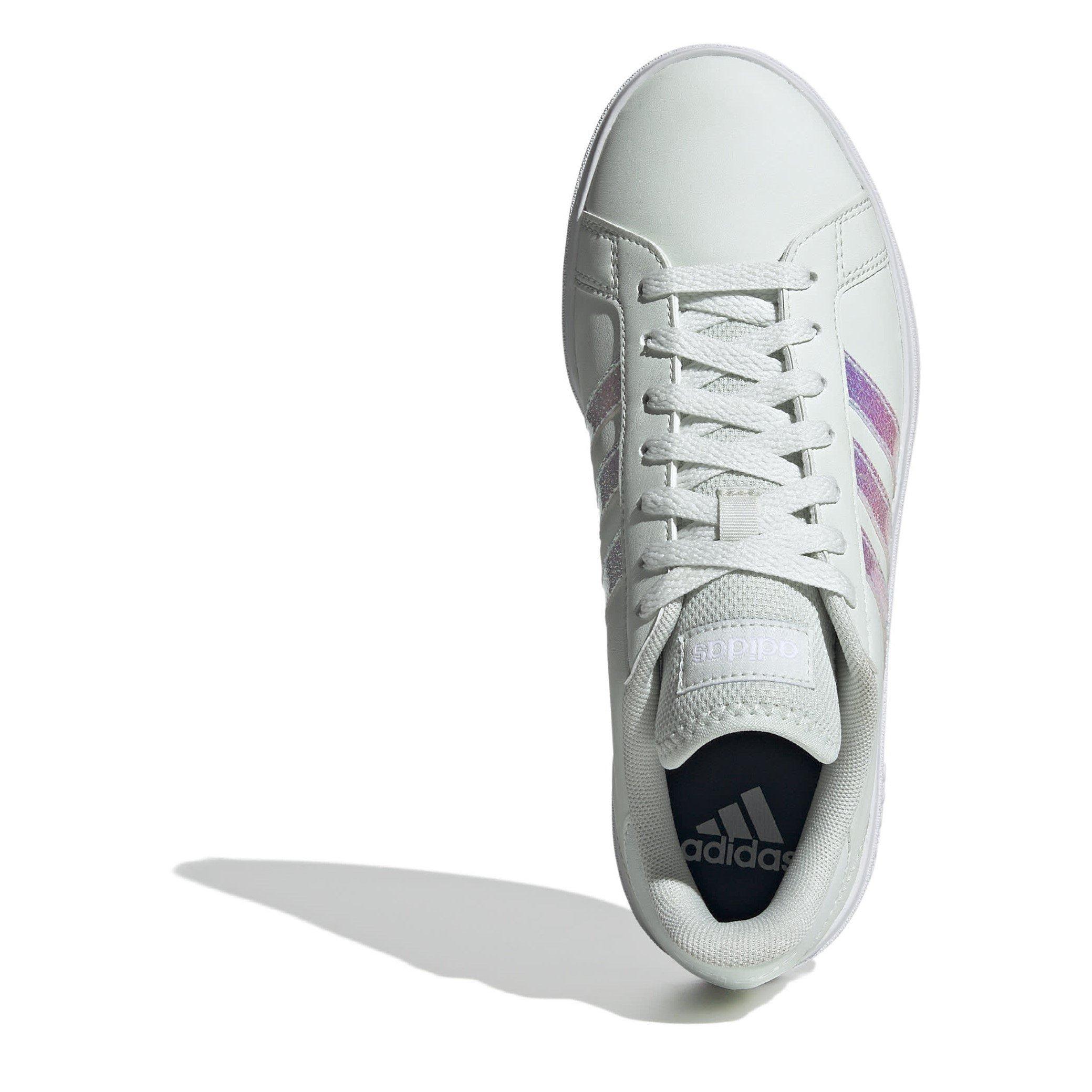 Crys Jade/White - adidas - Grand Court Base 2.0 Womens Shoes - 5