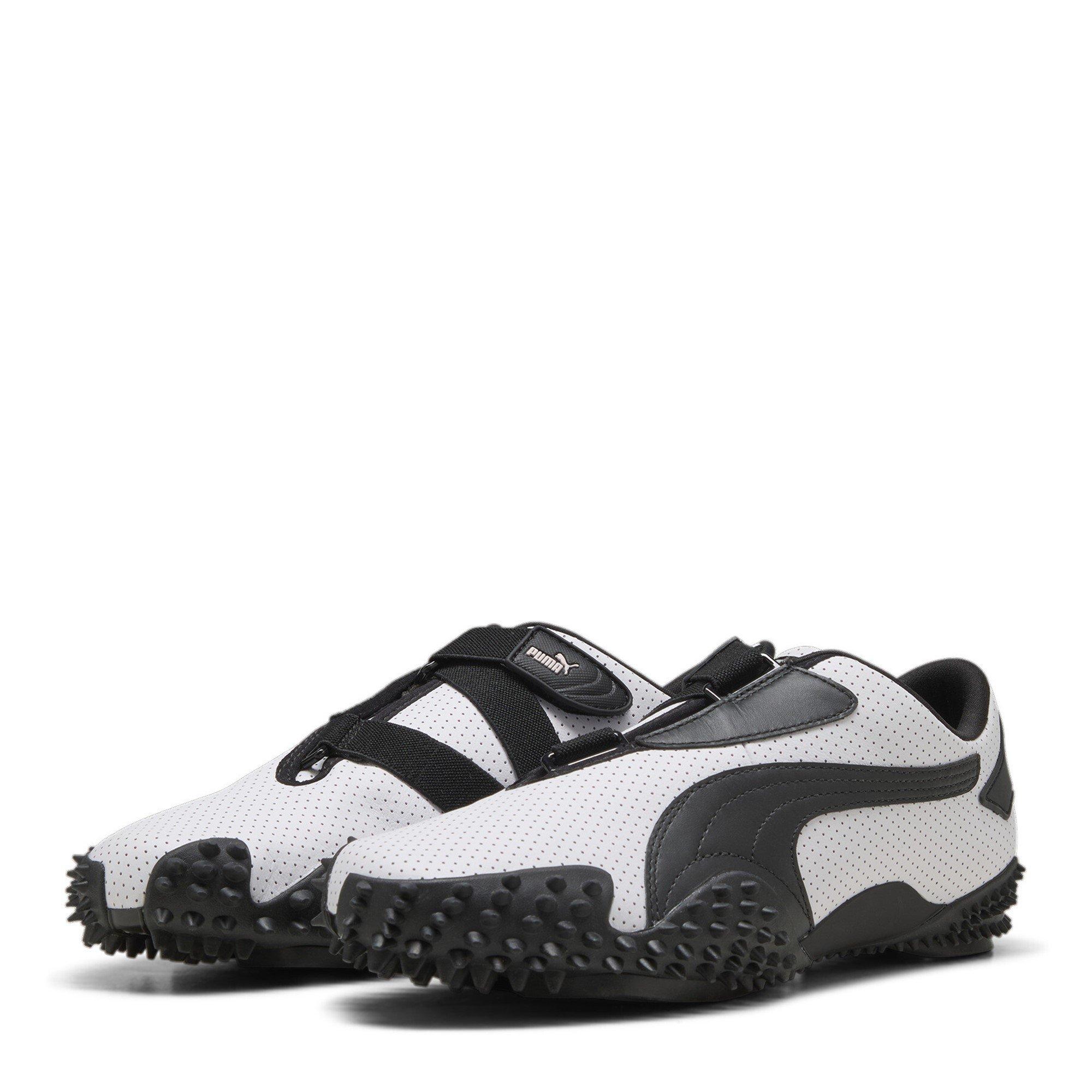 Puma Women's Mostro Low-Top Trainers - White/Black - Size 4 (37)