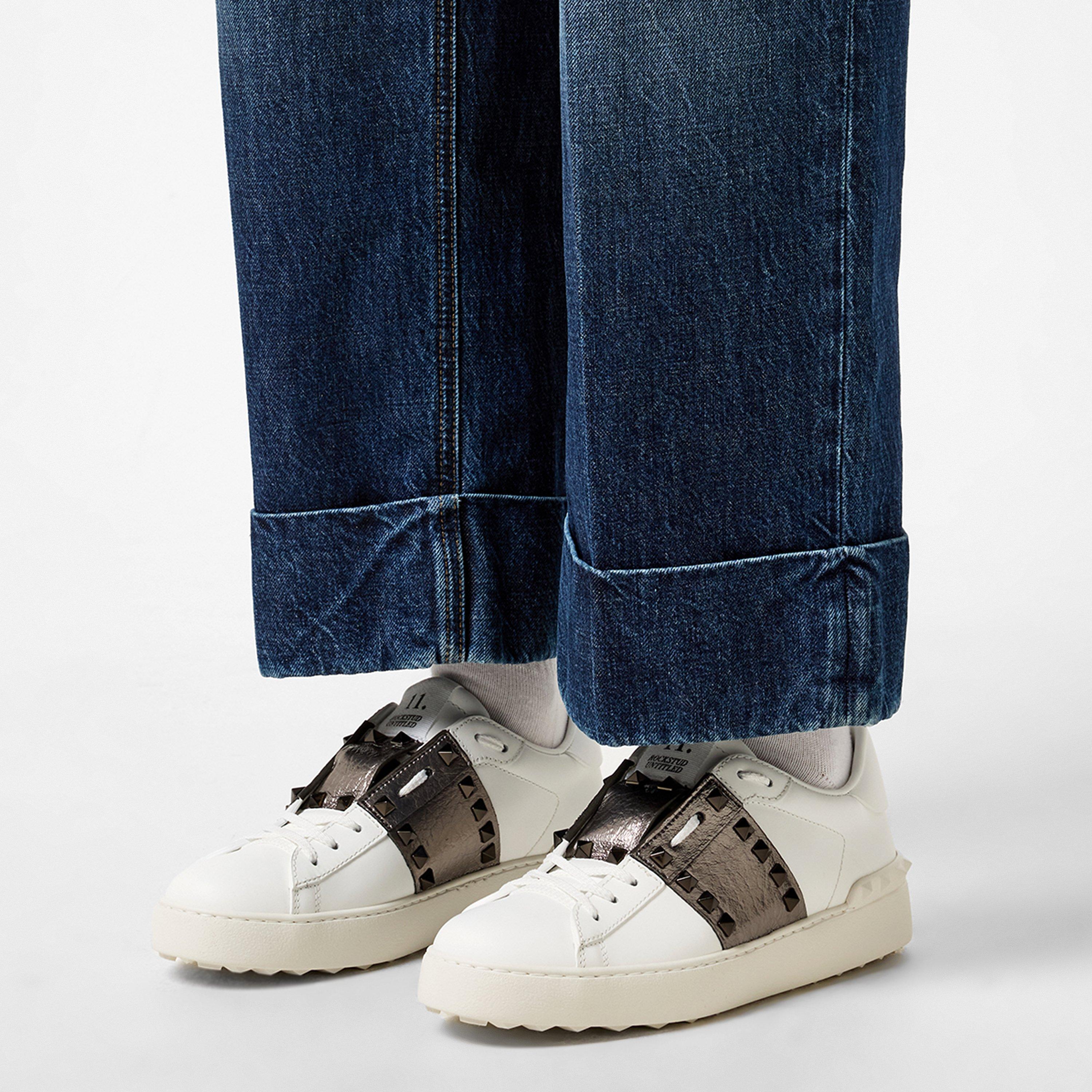 Bianco - Valentino Garavani - Rockstud Untitled Trainers - 3