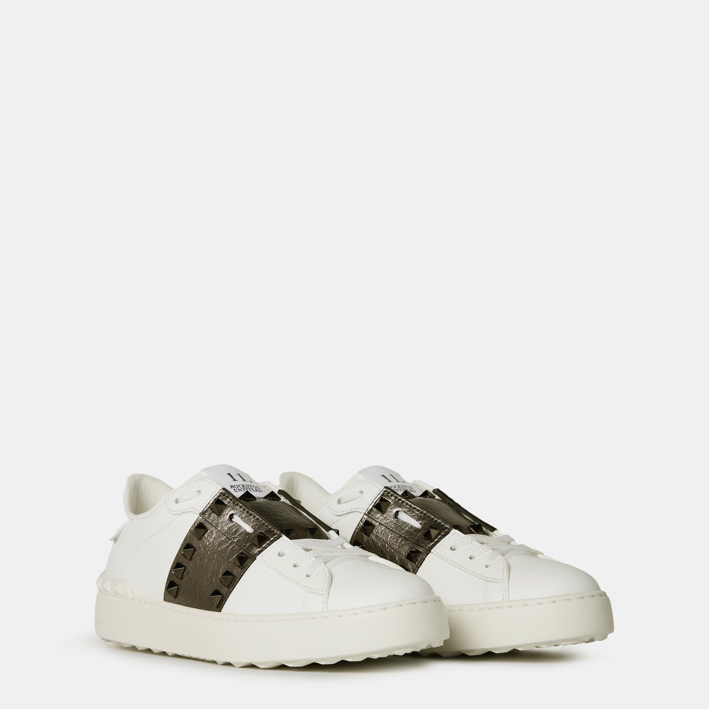 Bianco - Valentino Garavani - Rockstud Untitled Trainers - 4