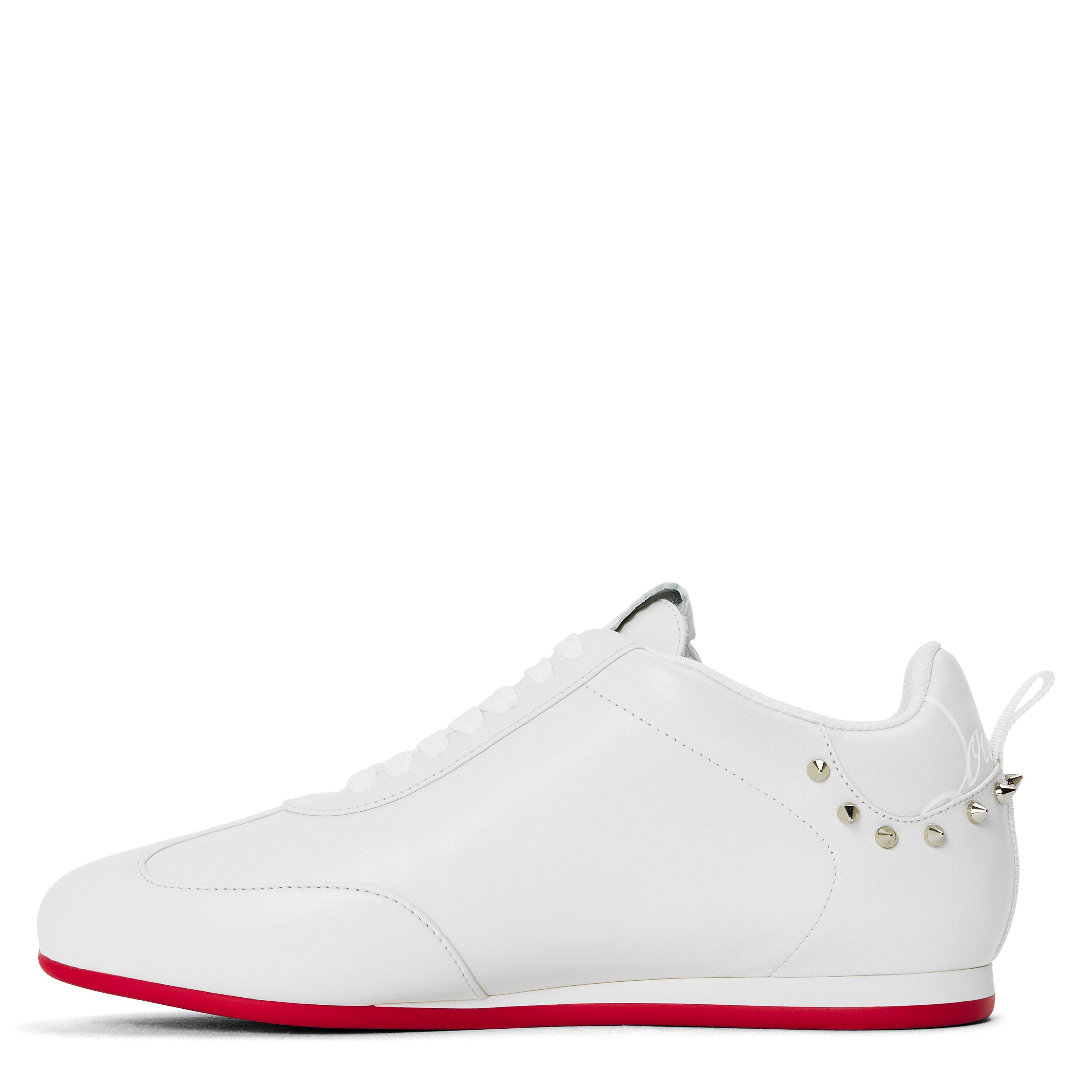 White - Christian Louboutin - Women's Chr Eleonora Low-Top Trainers - 2