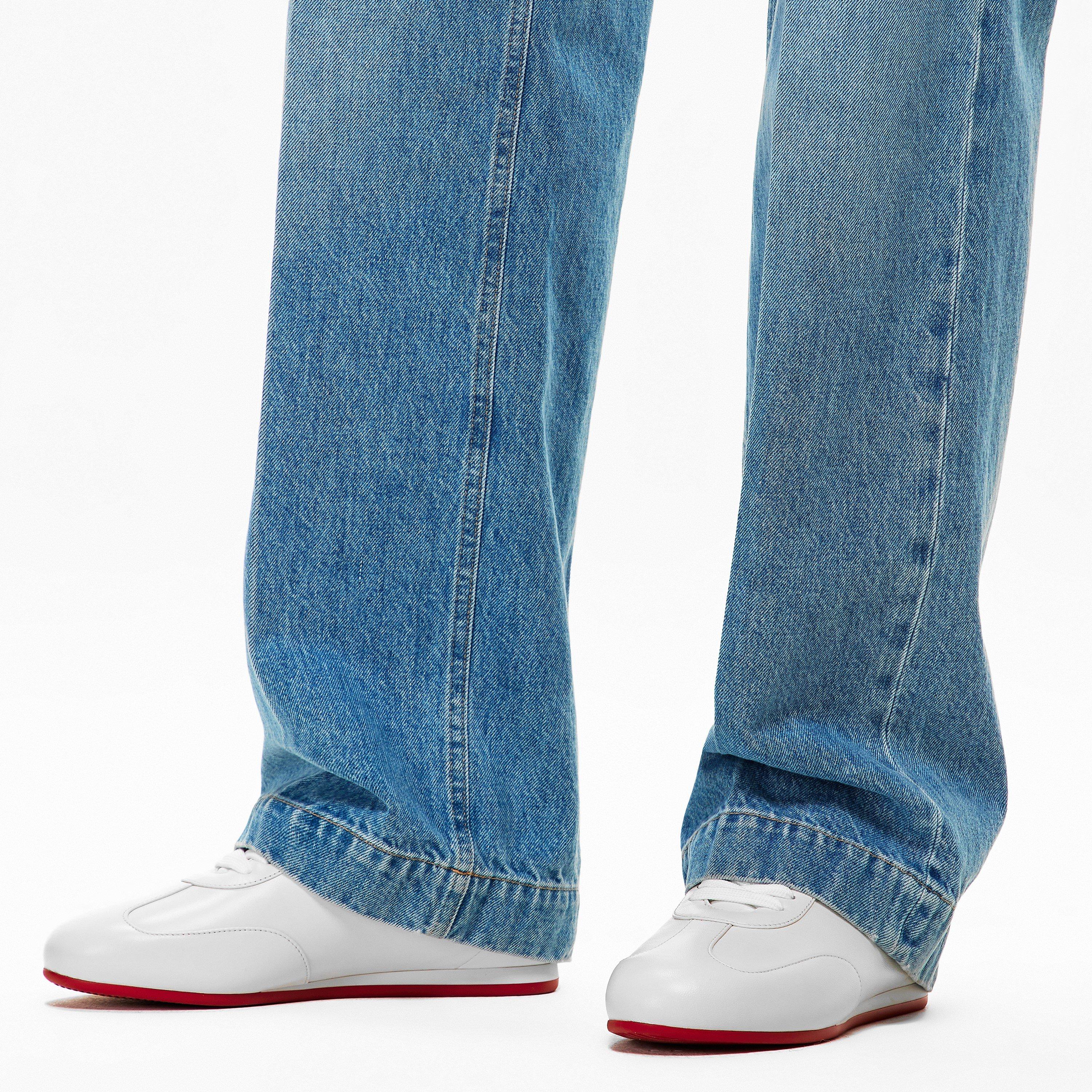 White - Christian Louboutin - Women's Chr Eleonora Low-Top Trainers - 3