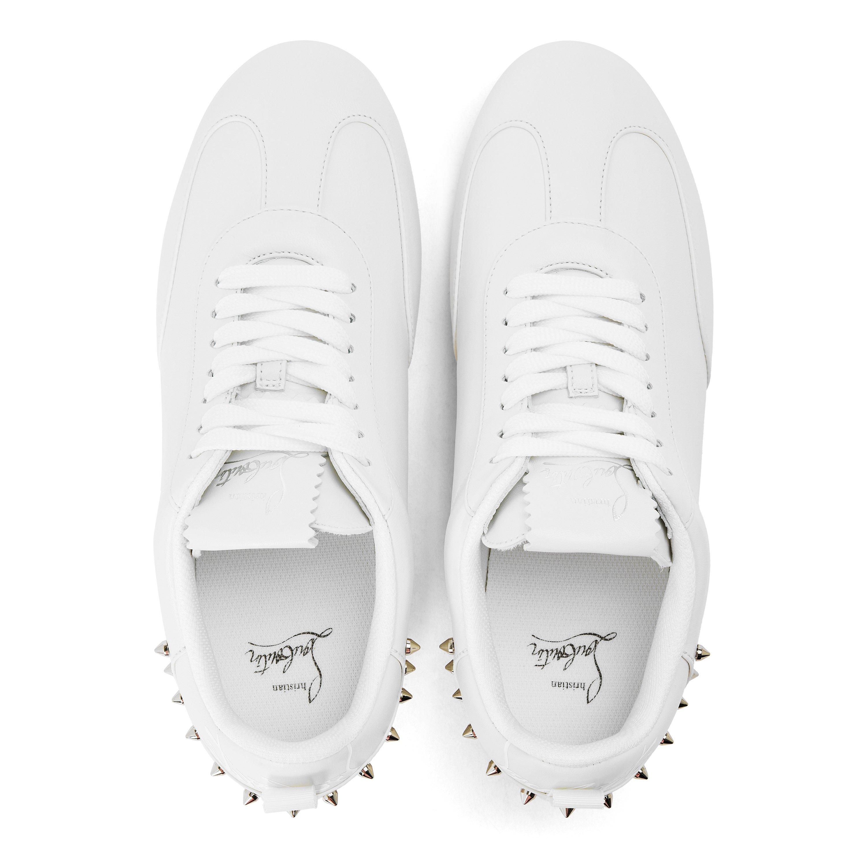 White - Christian Louboutin - Women's Chr Eleonora Low-Top Trainers - 5