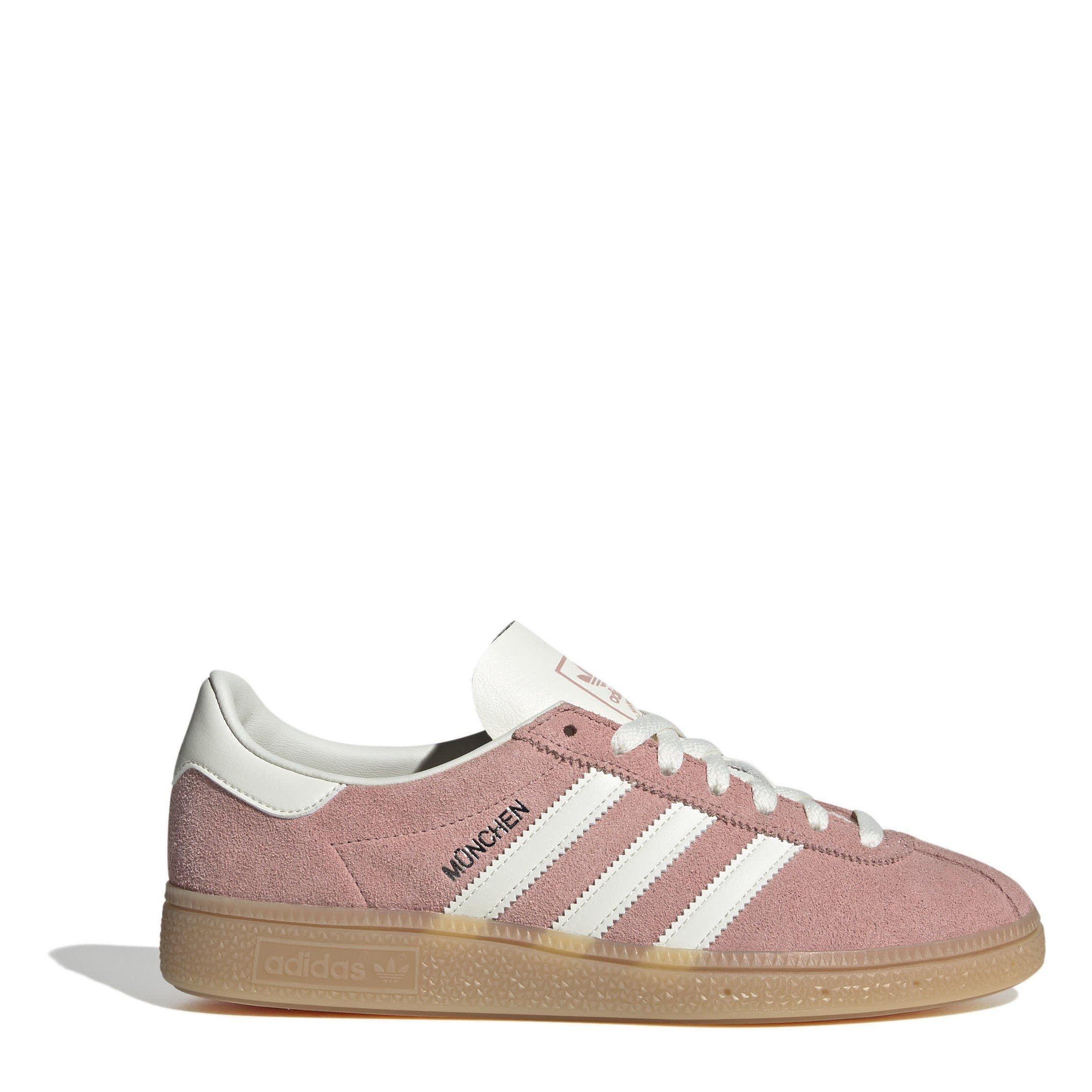Wonder Mauve - adidas Originals - Women's Muenchen Low-Top Trainers - 1
