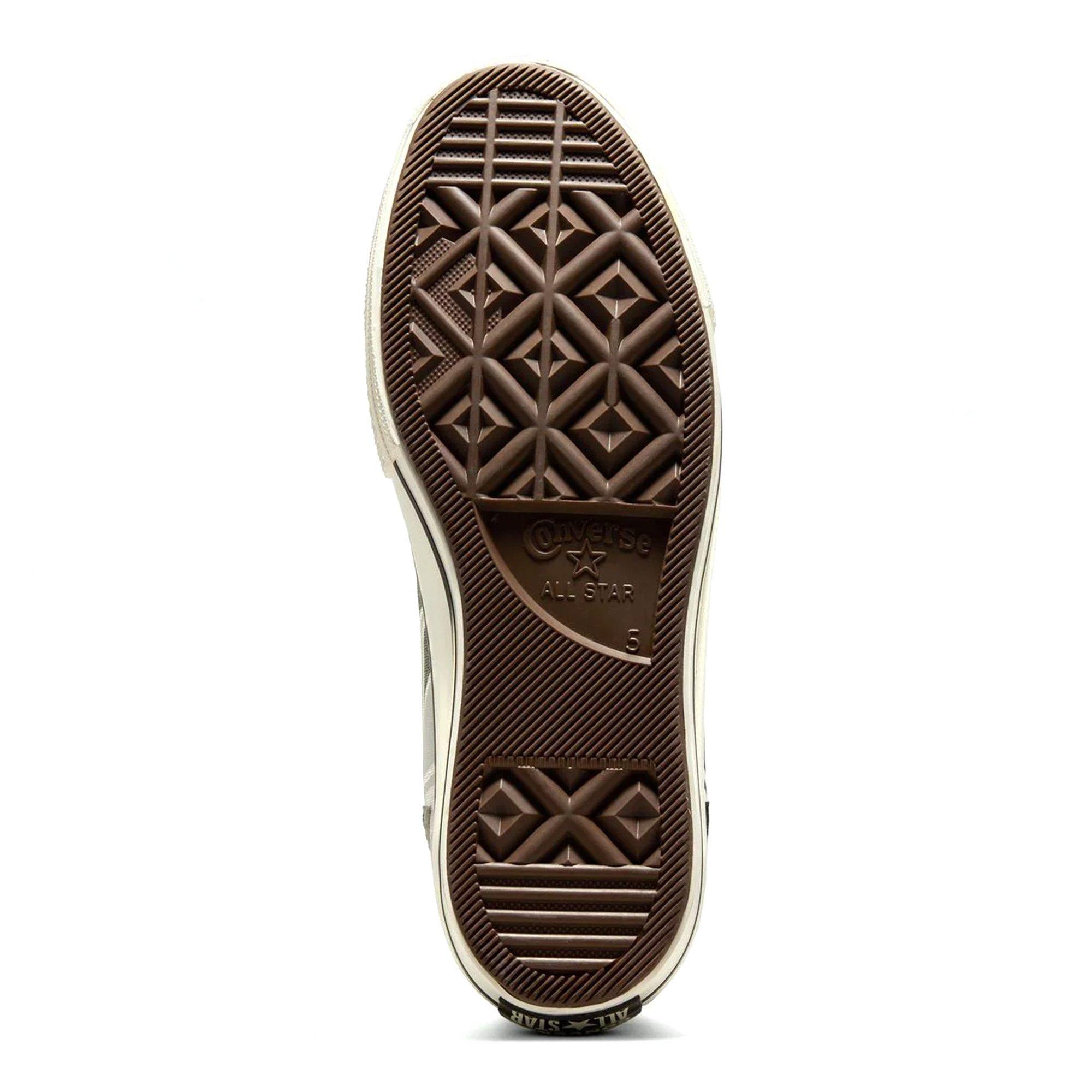 Putty/Blk/Egret - Converse - Converse Chuck Taylor All Star Lift Moto Womens High Top Platform Shoes - 4