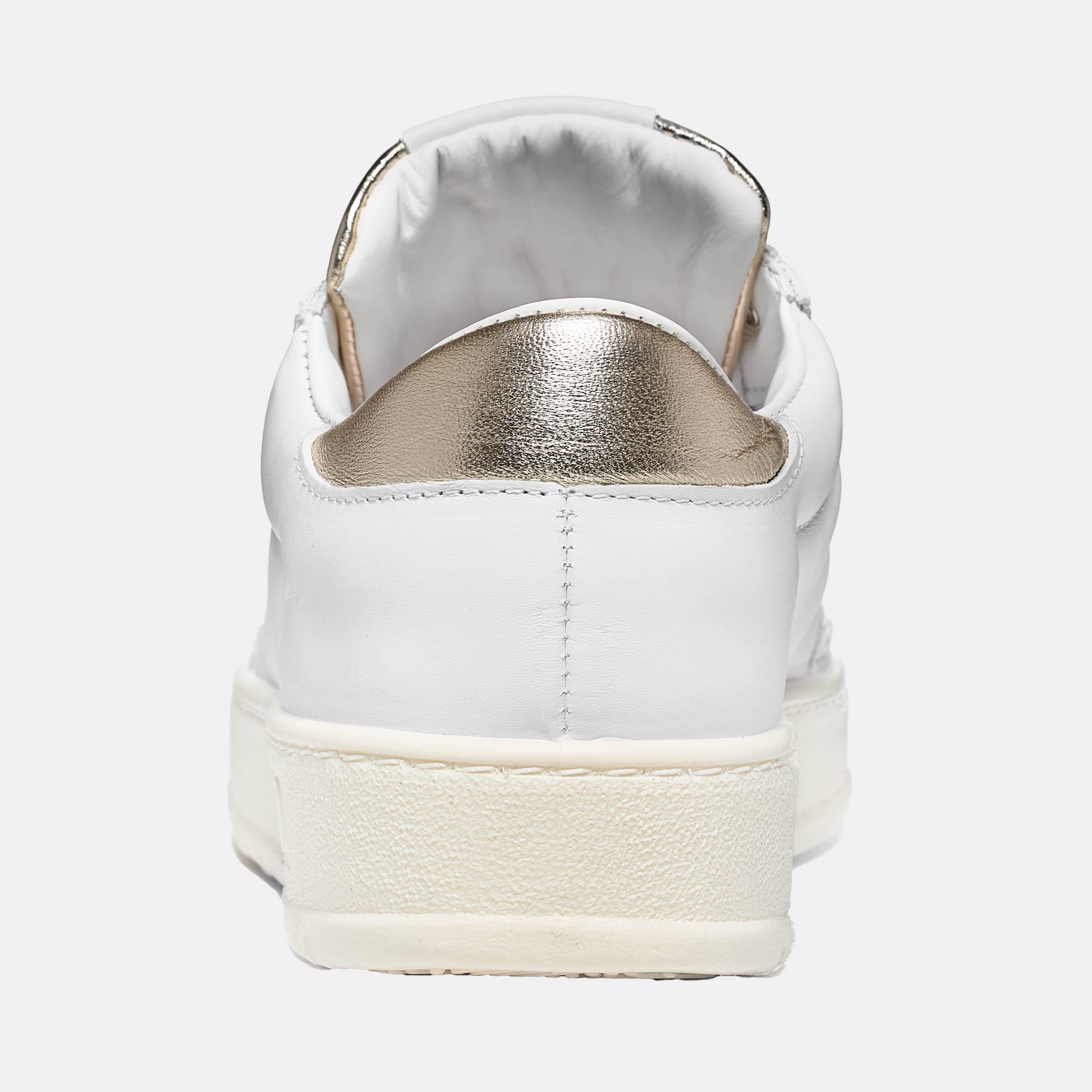 White/Gold - Valentino - Women's ValS Saturno Low-Top Trainers - 4