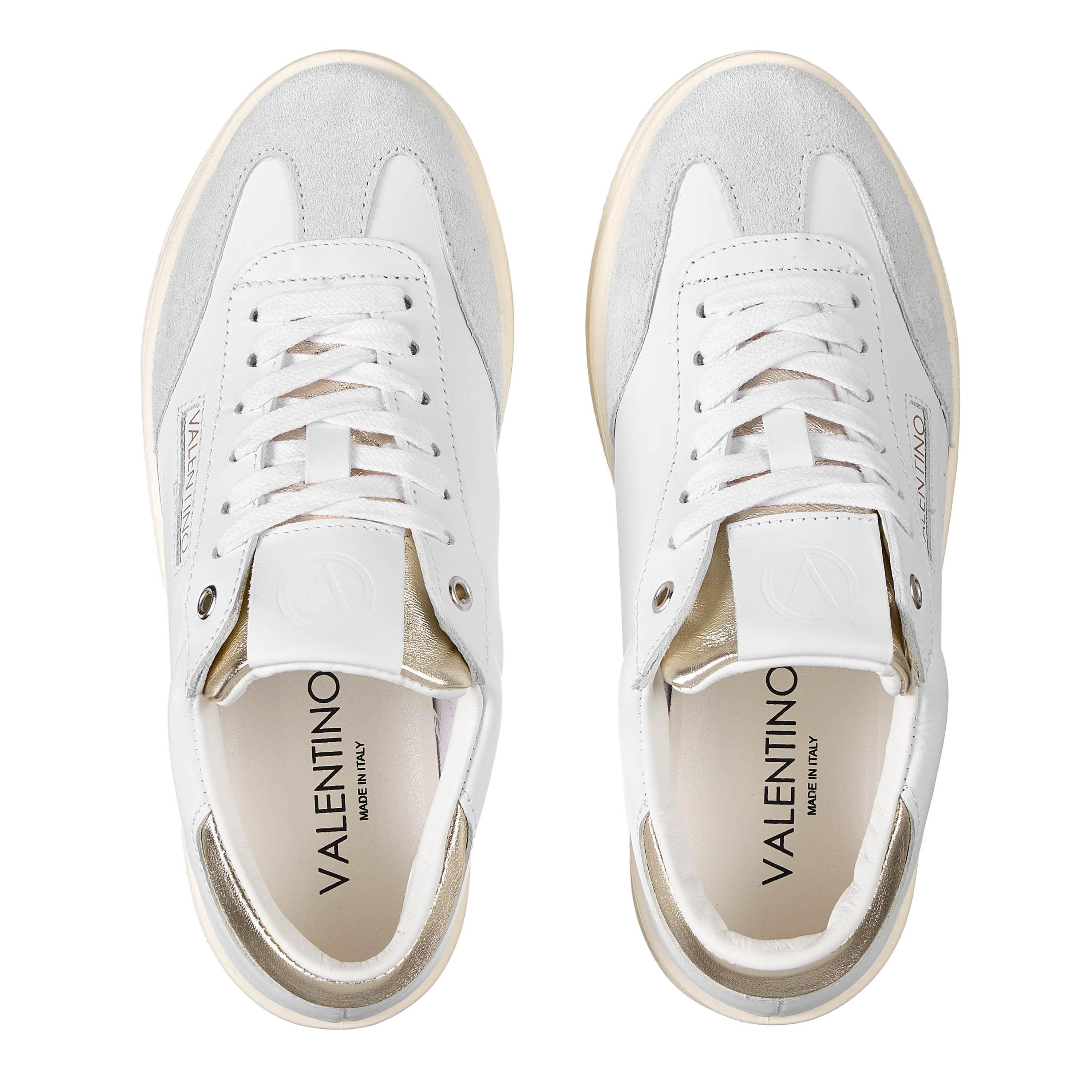 White/Gold - Valentino - Women's ValS Saturno Low-Top Trainers - 6