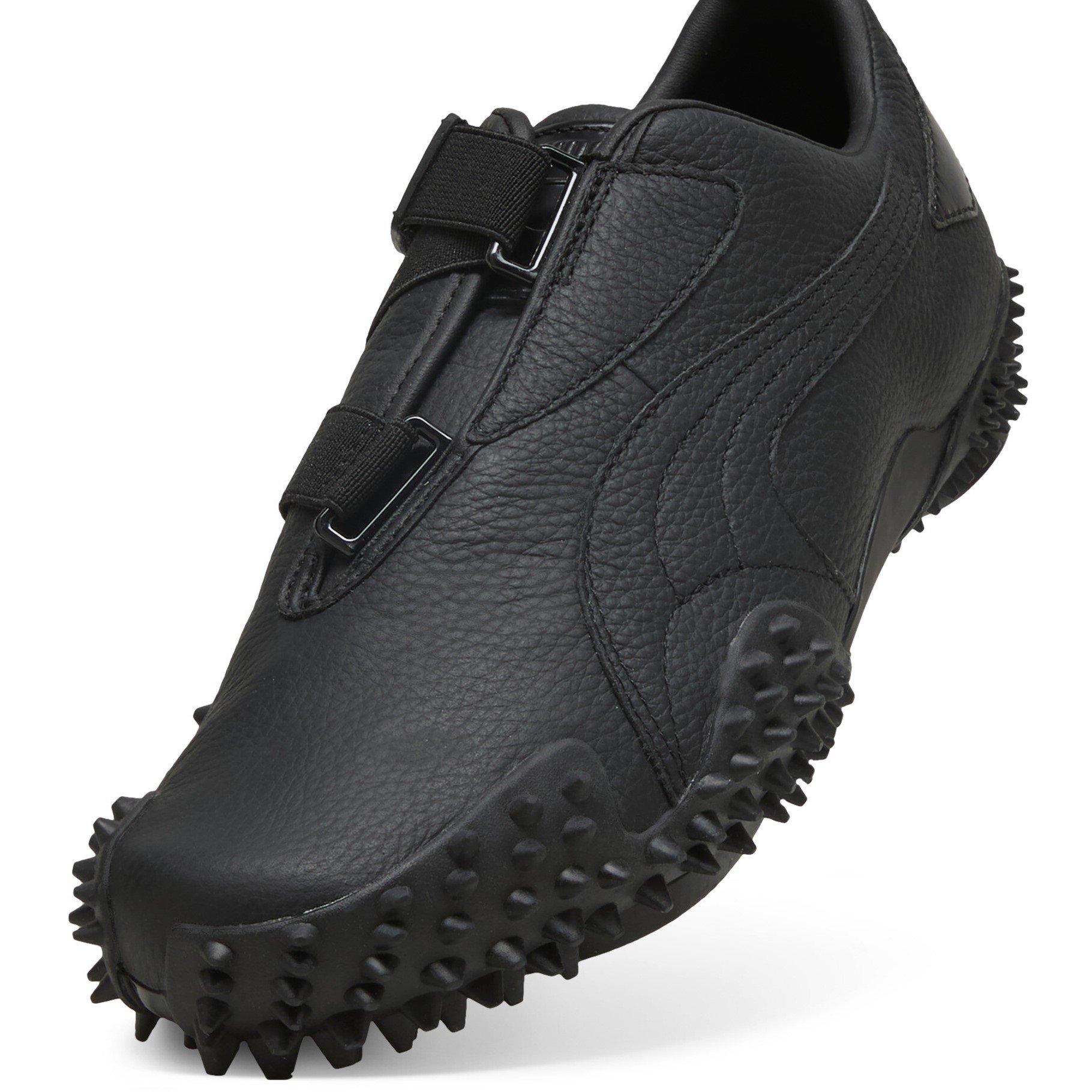 Black/Black - Puma - Women's Mostro Leather Low-Top Trainers - 7