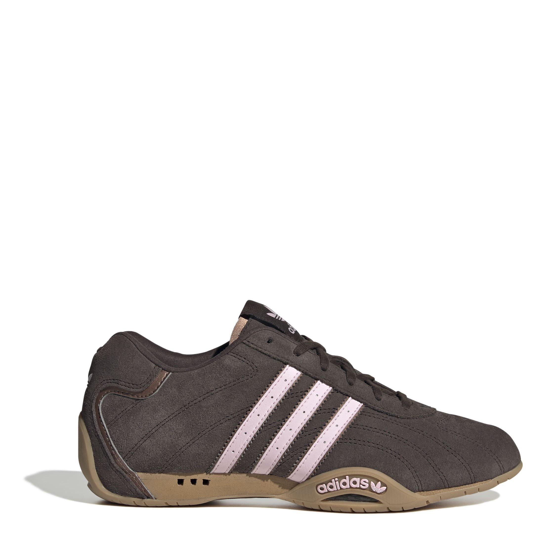 adidas Originals Women's Adiracer Low-Top Trainers - Brown/Pink - Size 6 (39.3)