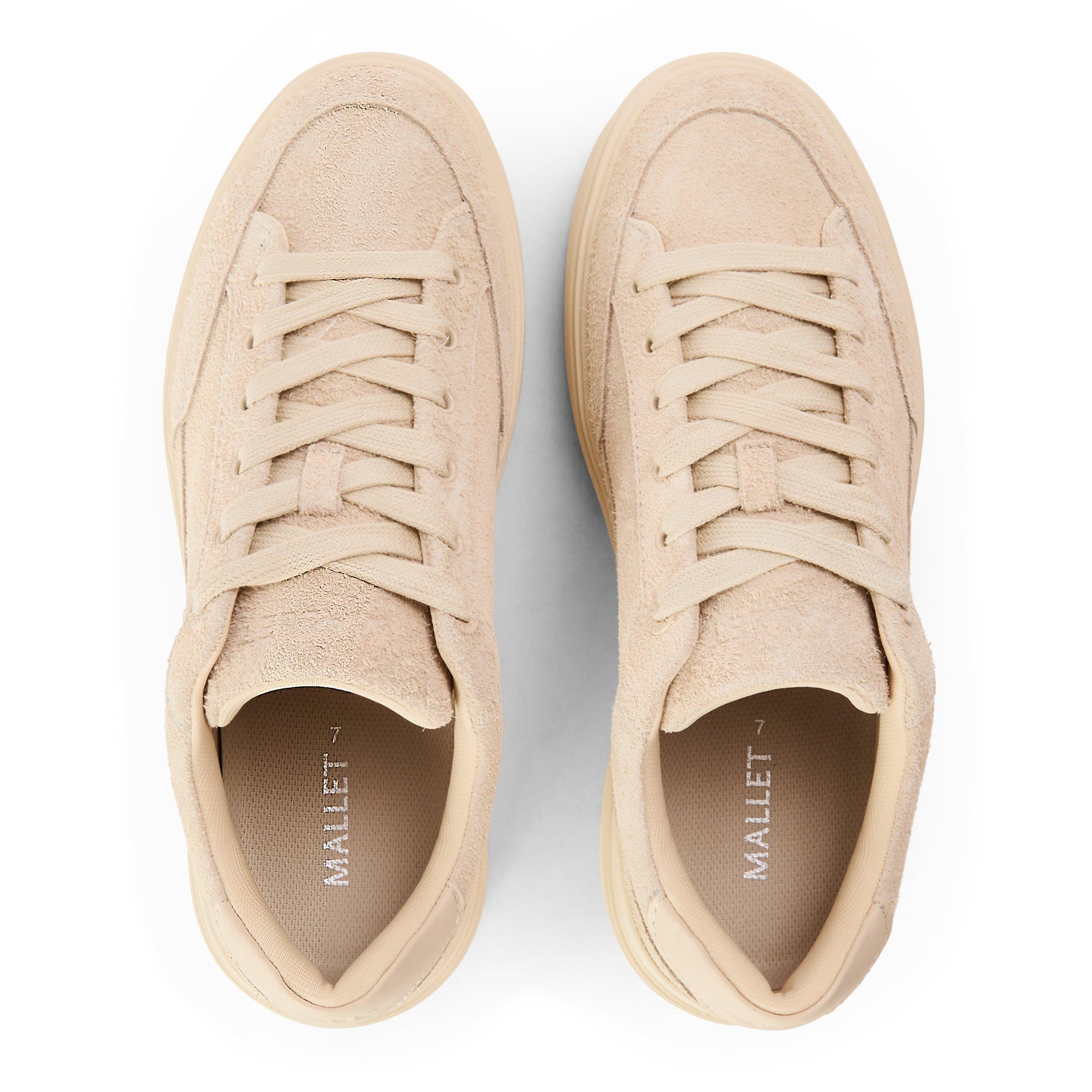 Beige Suede - Mallet - Women's Lansbury Low-Top Trainers - 4