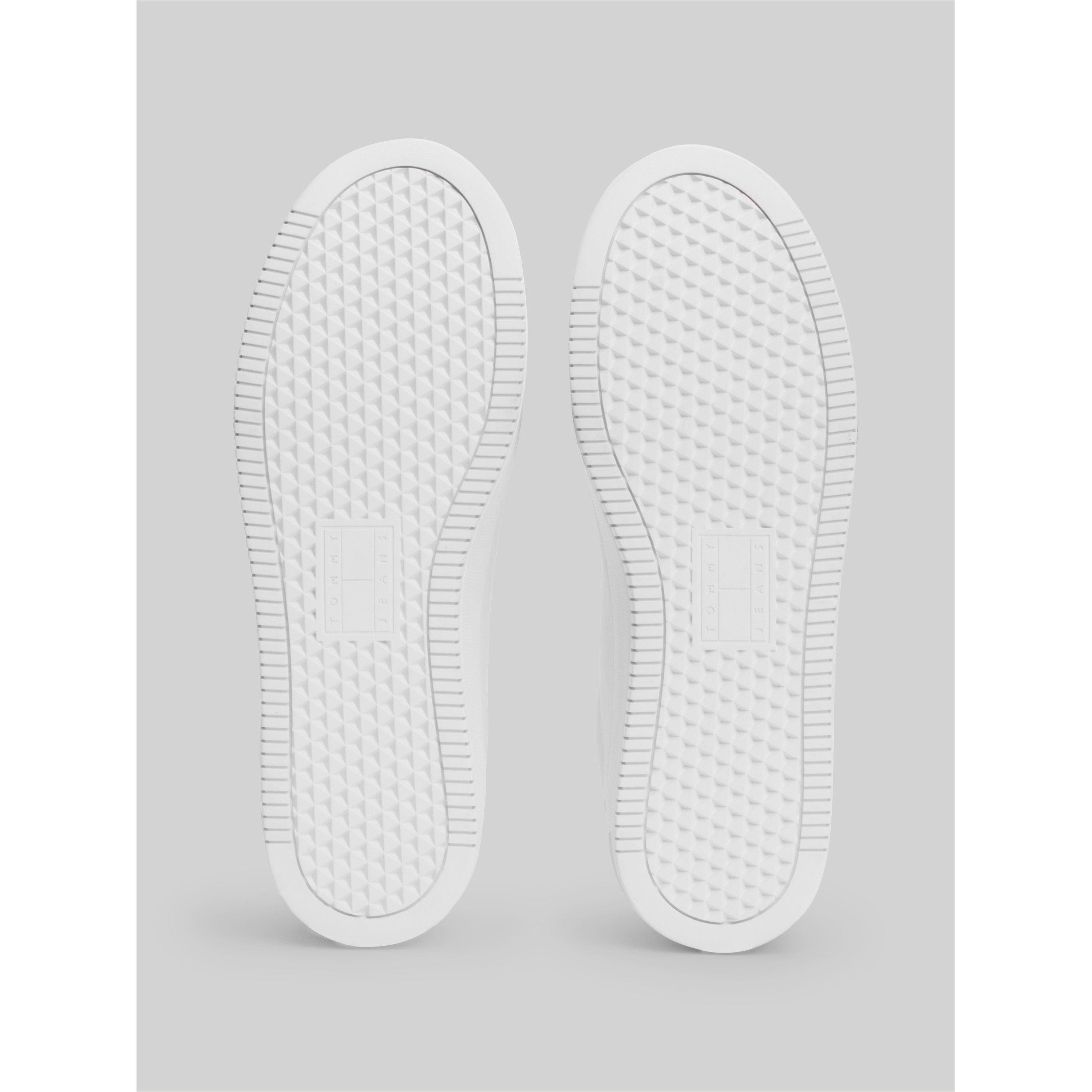 White - Tommy Jeans - Essential Icon Flatform Trainers - 8