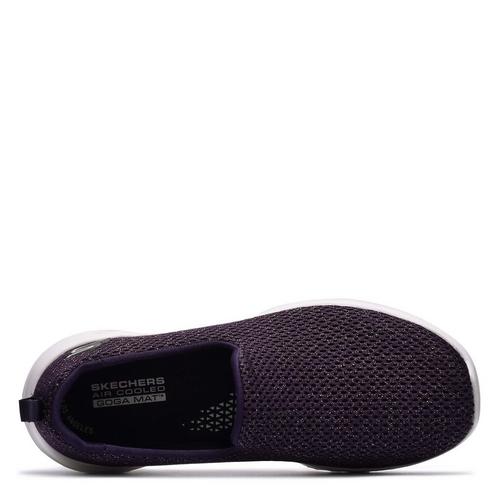 Dark Purple - Skechers - GO Walk Joy Womens Slip On Shoes - 3