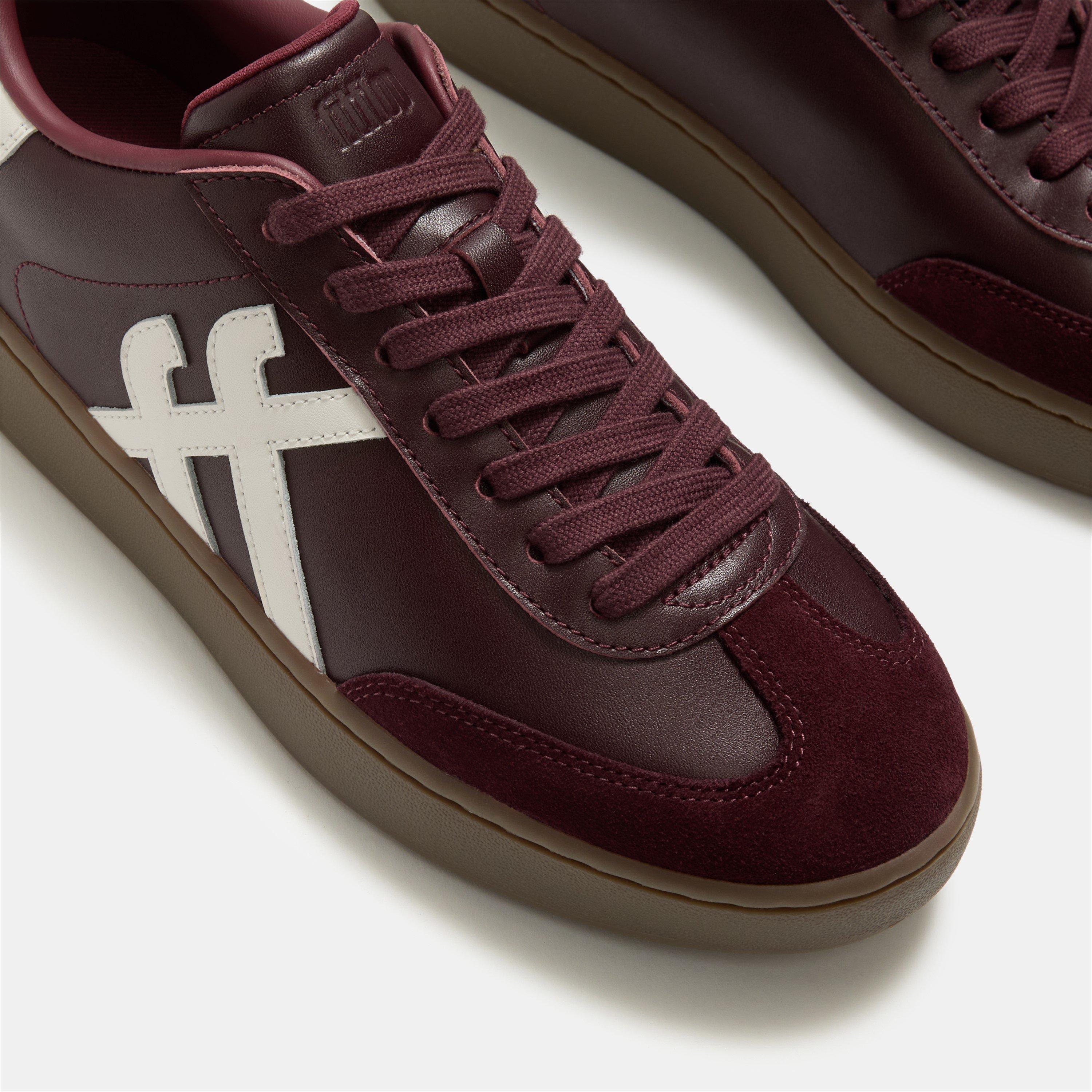 Dark Merlot - FitFlop - Women's Dash Suede Low-Top Trainers - 4