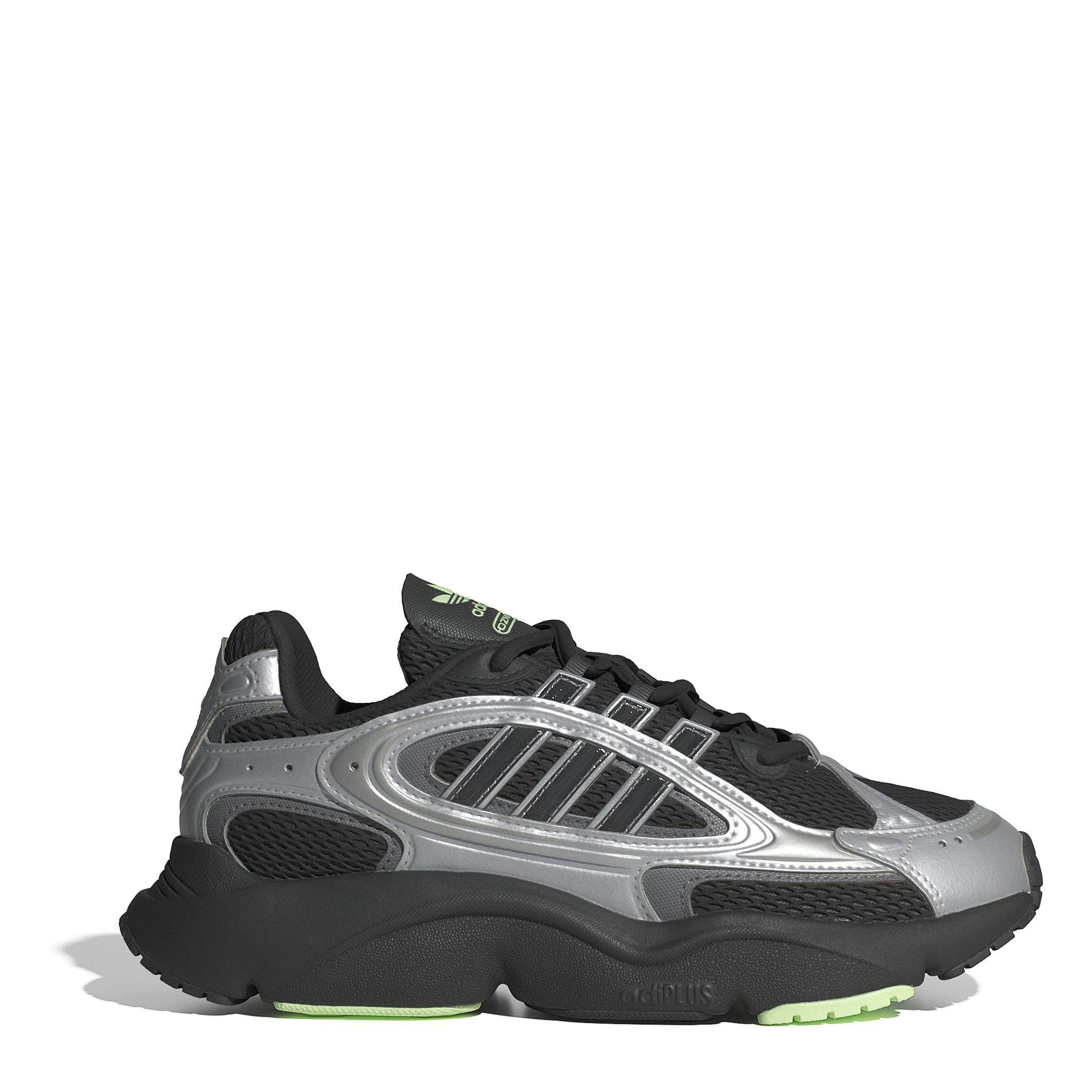 adidas Originals Women's Ozmillen Chunky Platform Low-Top Trainers - Cblack/Carbon/G - Size 4.5 (37.3)