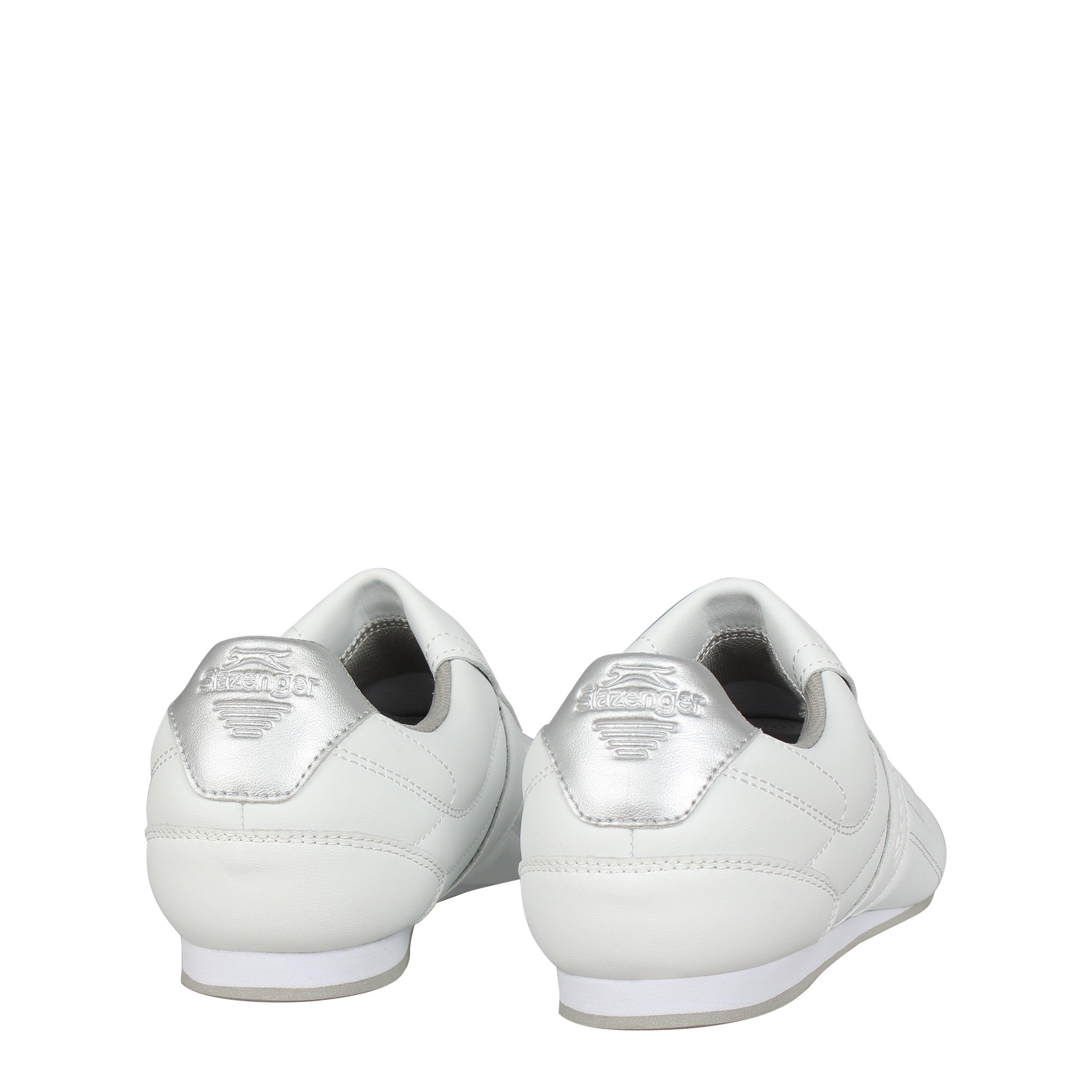 Weiß/Silber - Slazenger - Warrior Ladies Trainers - 5