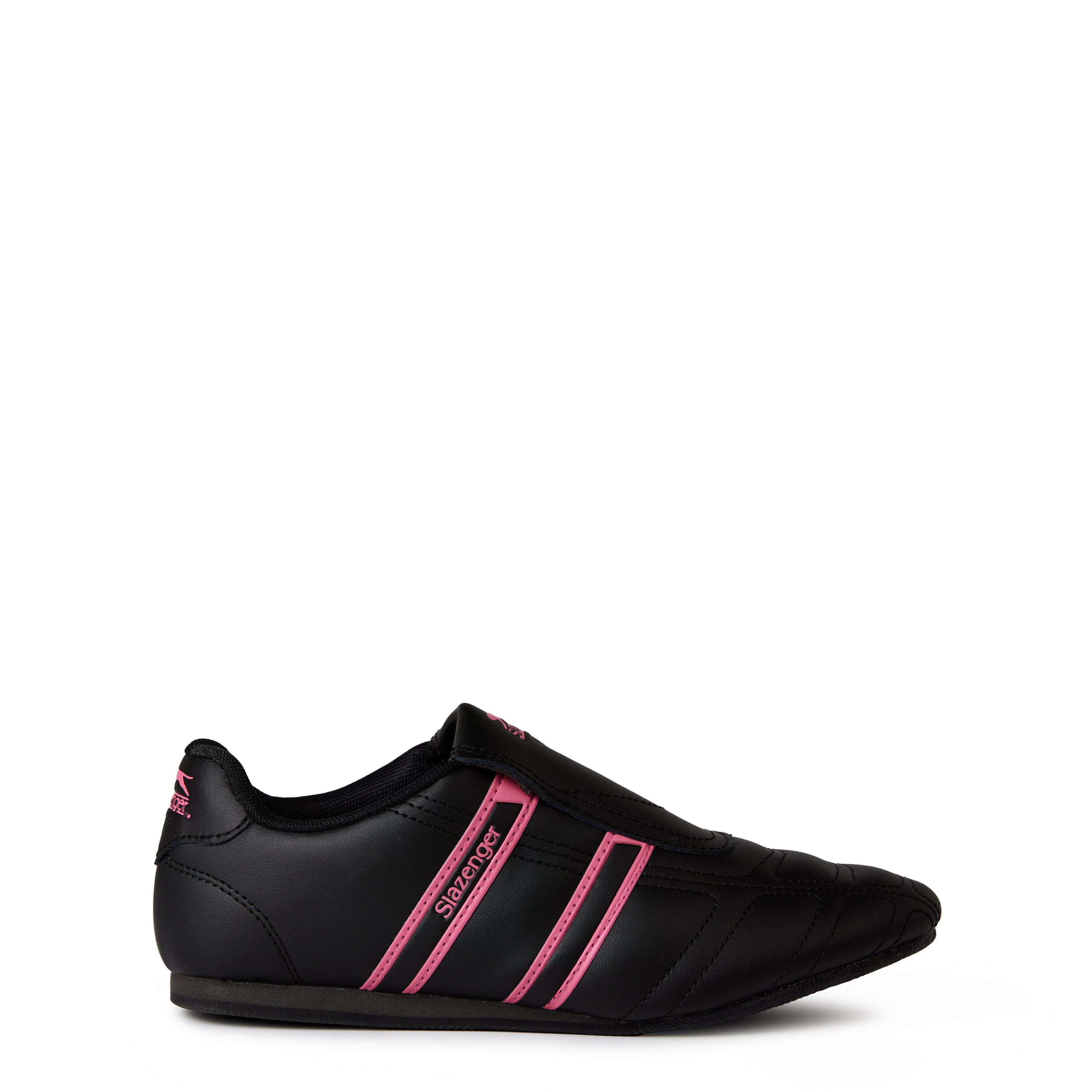 Slazenger Women's Warrior Trainers - Black/Cerise - 5 (38)