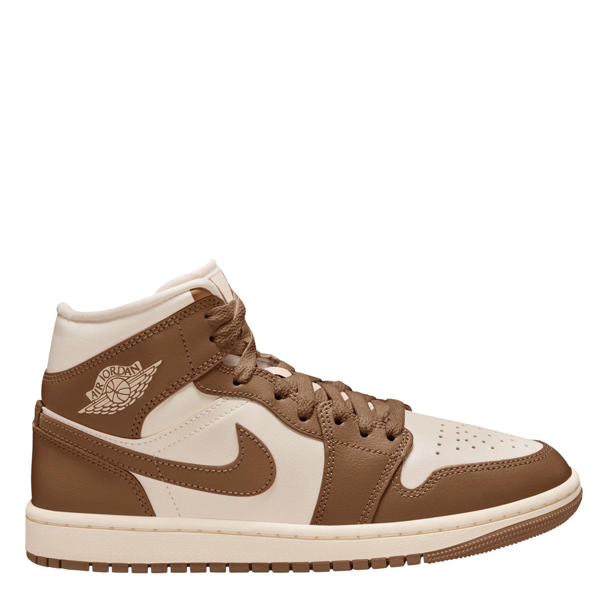 Air Jordan Air Jor 1 Mid Ld64 - Tan/Chalk - Size 6.5 (40.5)