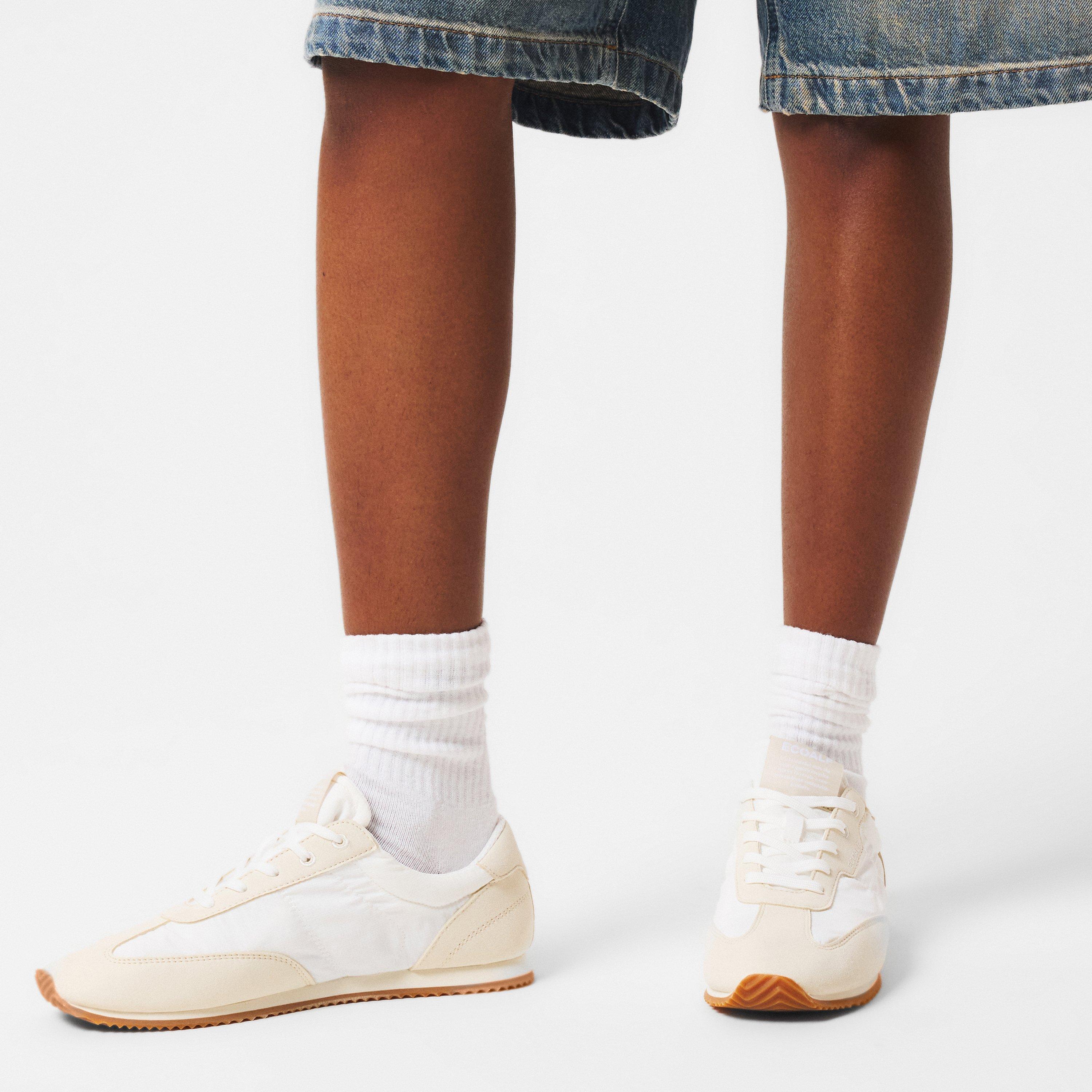 Creamy White - Ecoalf - Women's Low-Top Trainers - 3