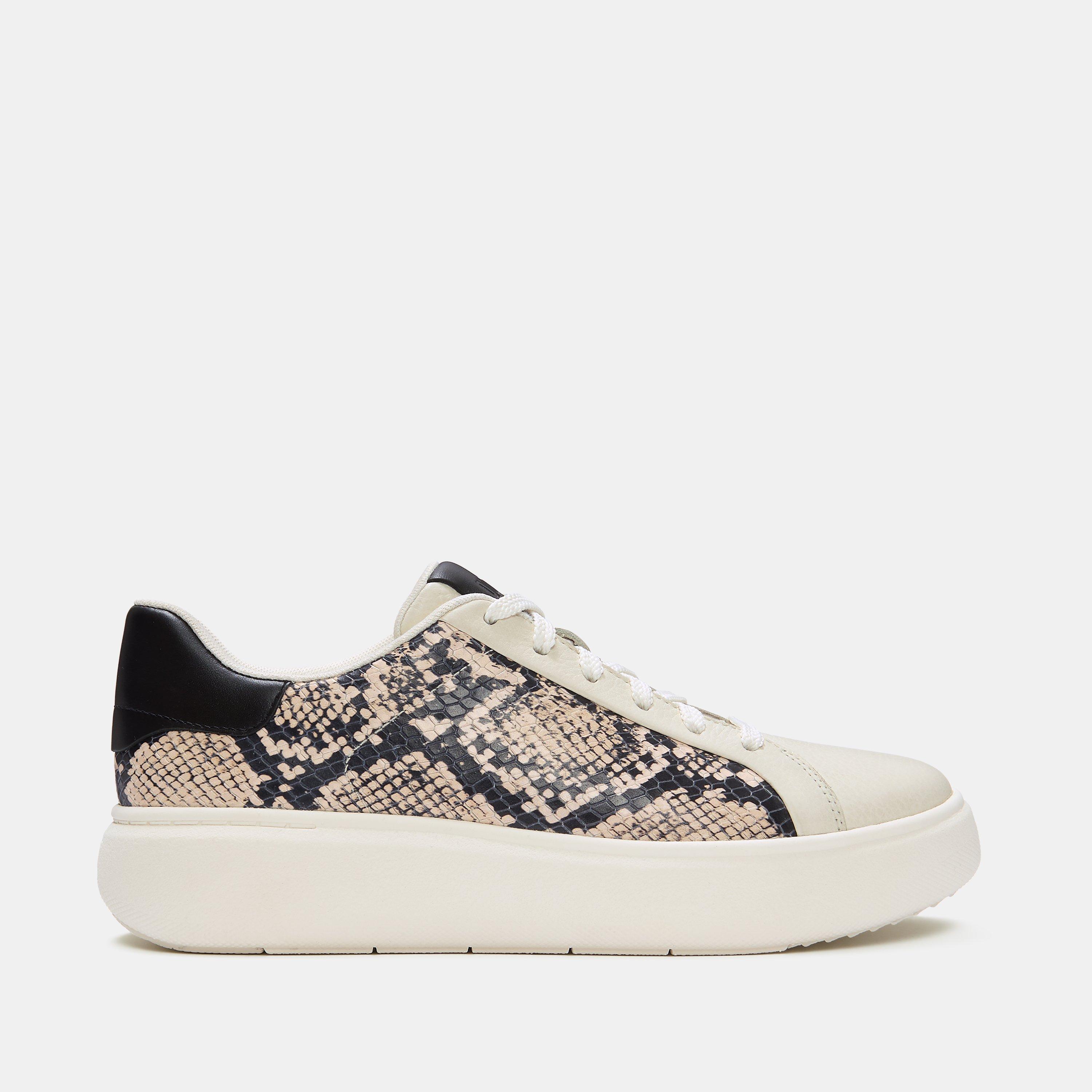 Taupe Black - FitFlop - Women's RTG Snake Low-Top Trainers - 1