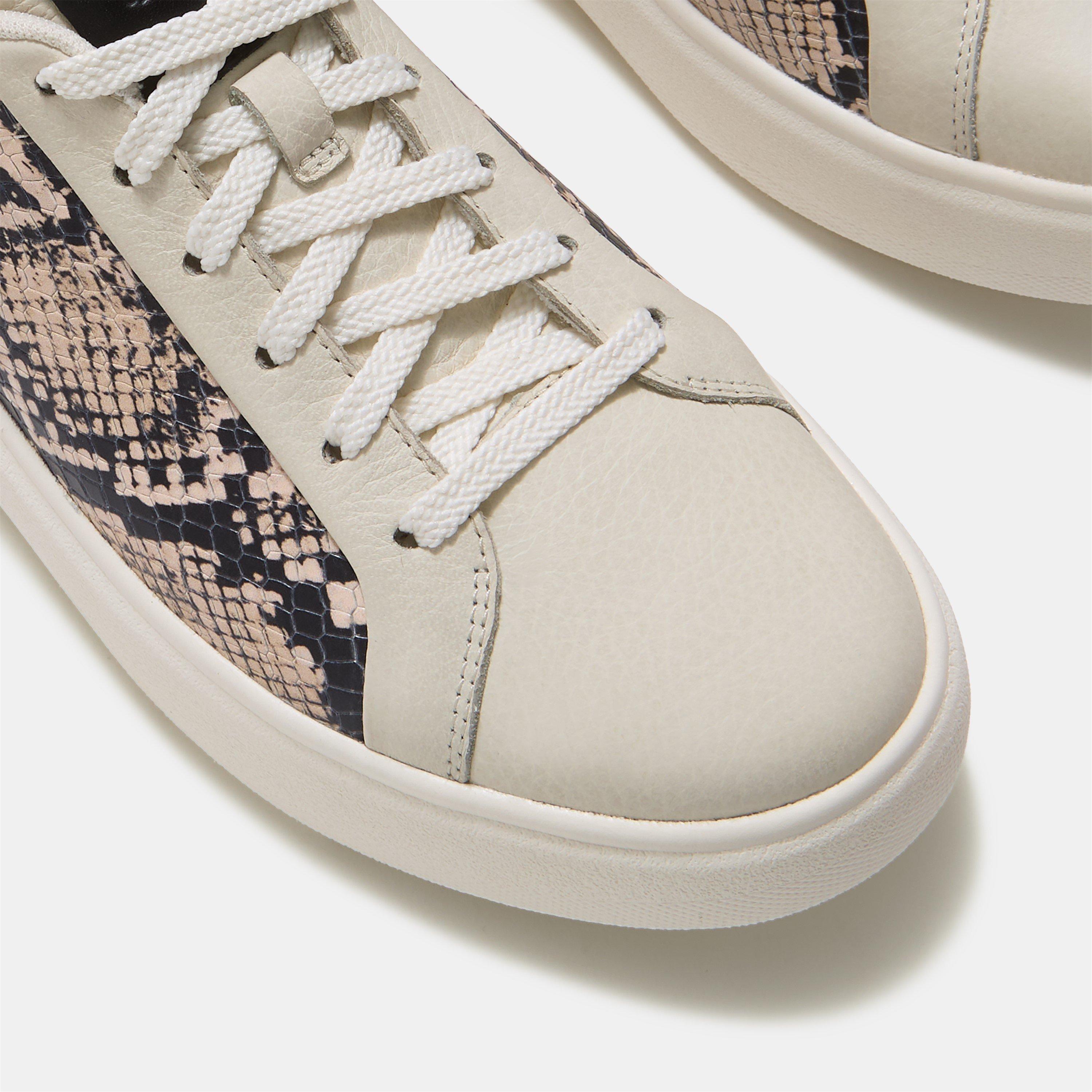 Taupe Black - FitFlop - Women's RTG Snake Low-Top Trainers - 4