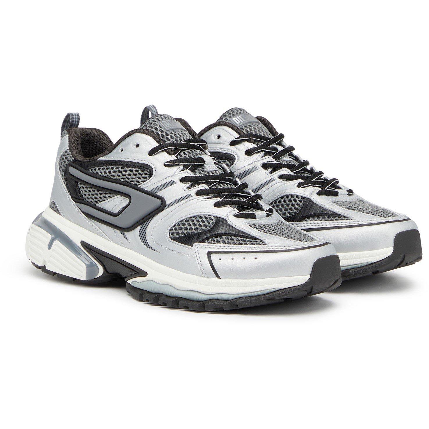 Jet Black/Silvr - Diesel - Women's Low-Top Trainers - 2