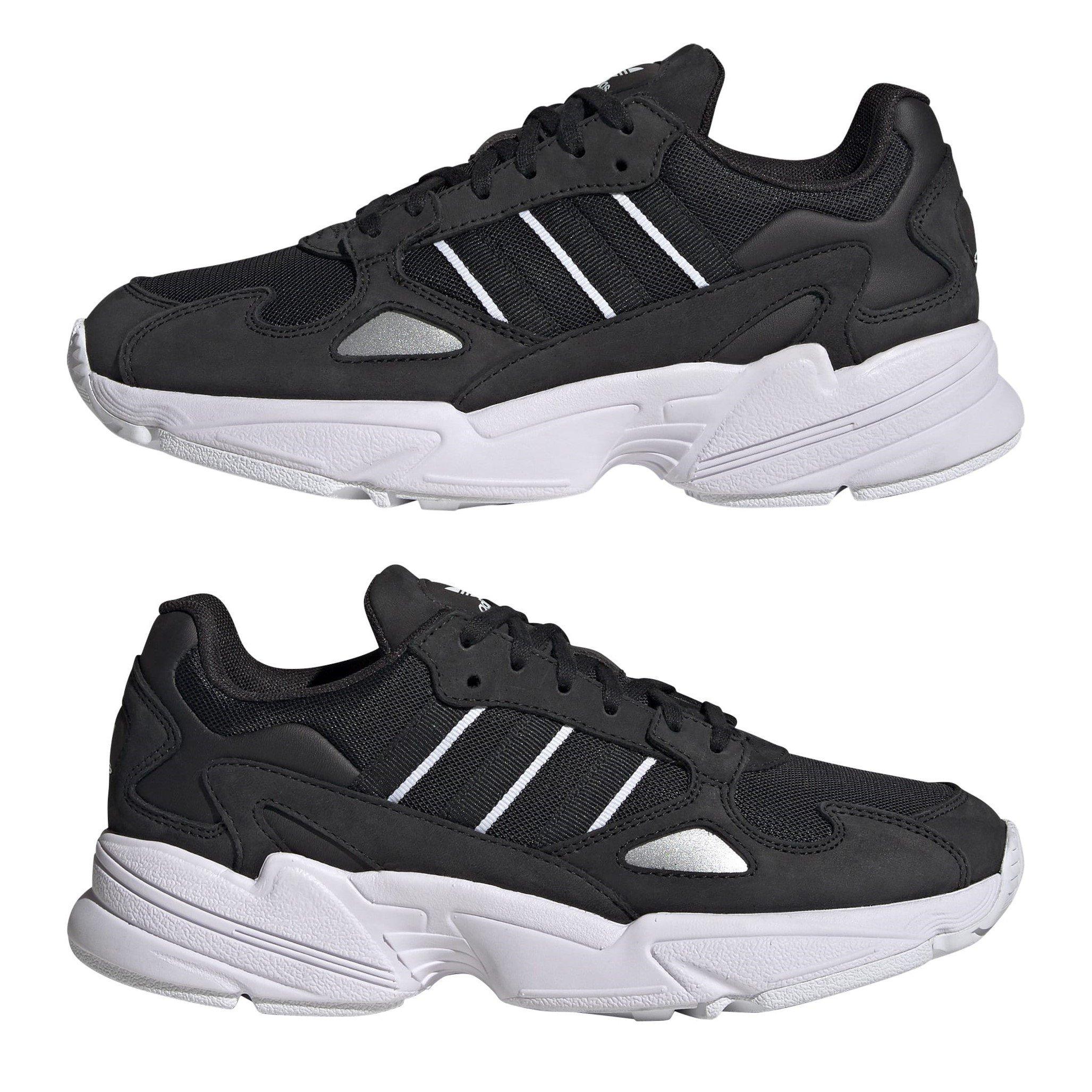 Cblack/Cblack/F - adidas Originals - Women's Falcon Low-Top Trainers - 11