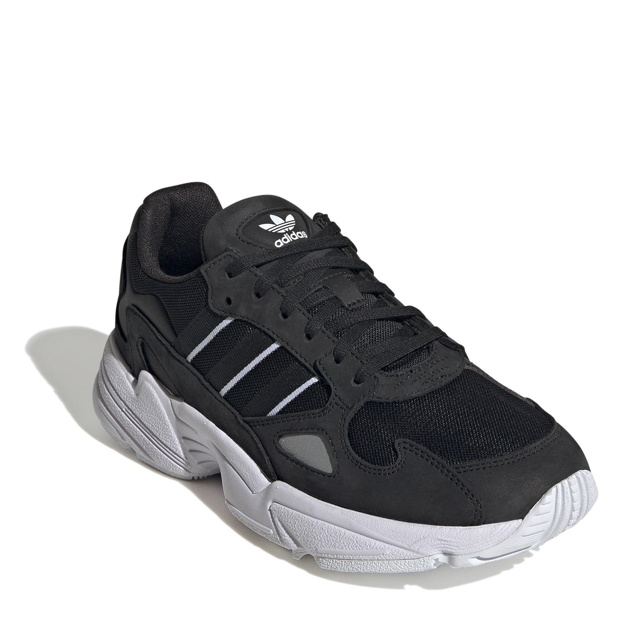 Cblack/Cblack/F - adidas Originals - Women's Falcon Low-Top Trainers - 3