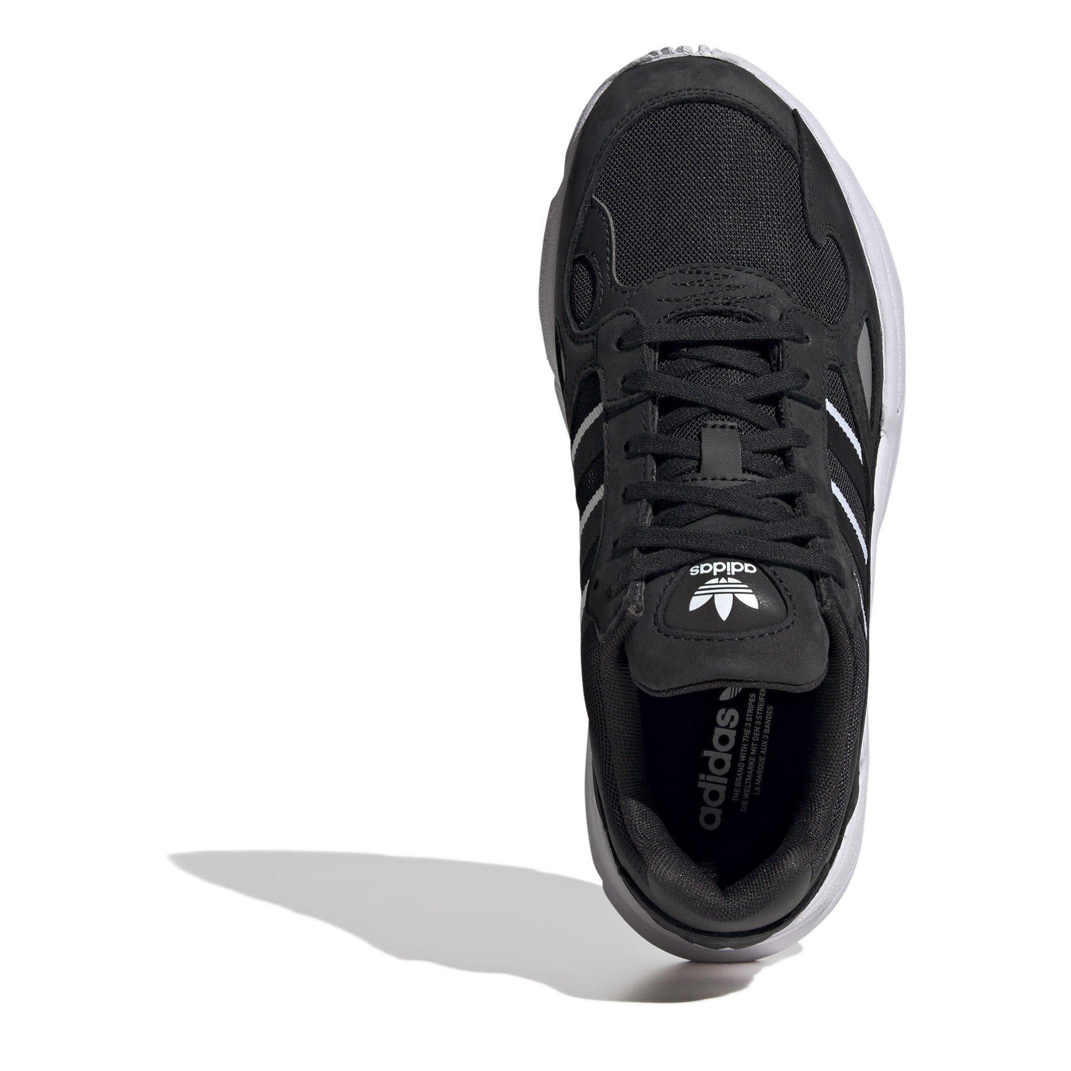 Cblack/Cblack/F - adidas Originals - Women's Falcon Low-Top Trainers - 5