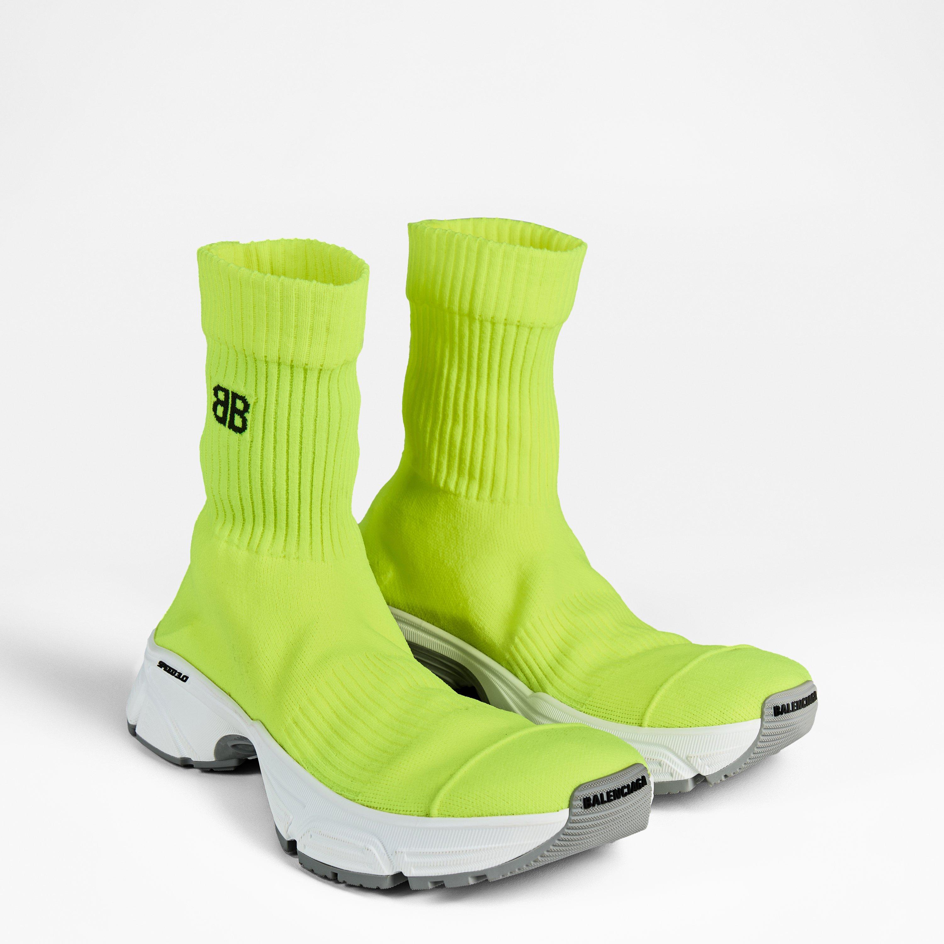 Fl.Yellow/White - Balenciaga - Speed 3.0 Sneakers - 3